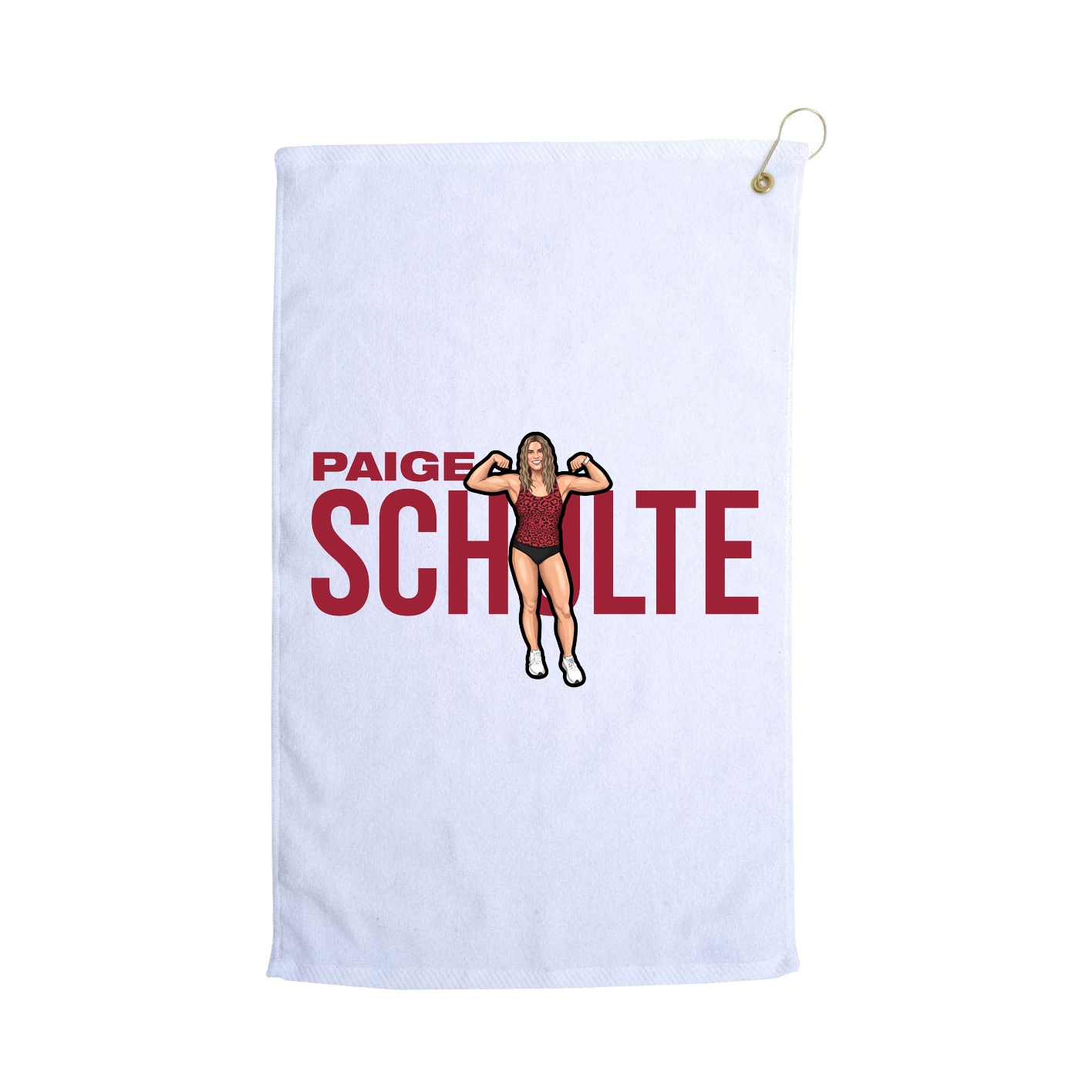 Golf Towel — Player Name in White