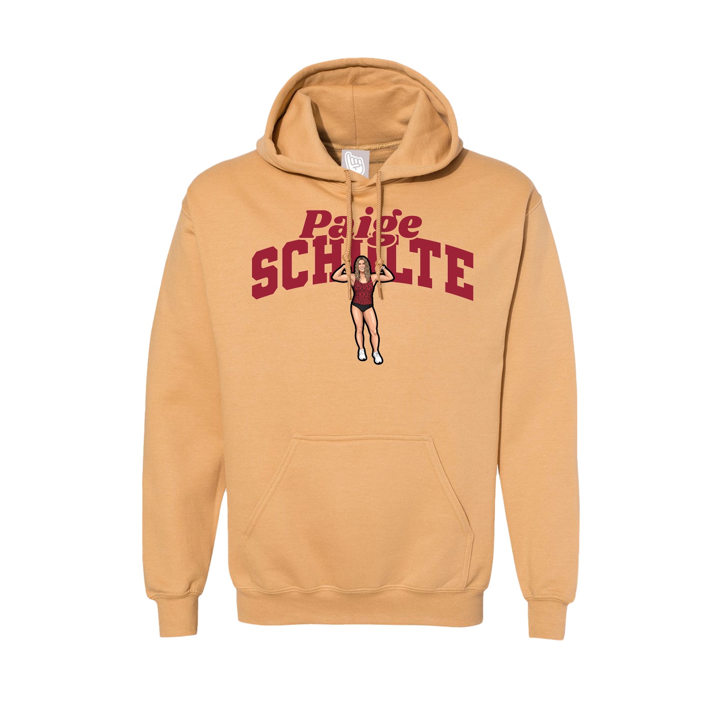 Hoodie — Signature Arch in Vegas Gold