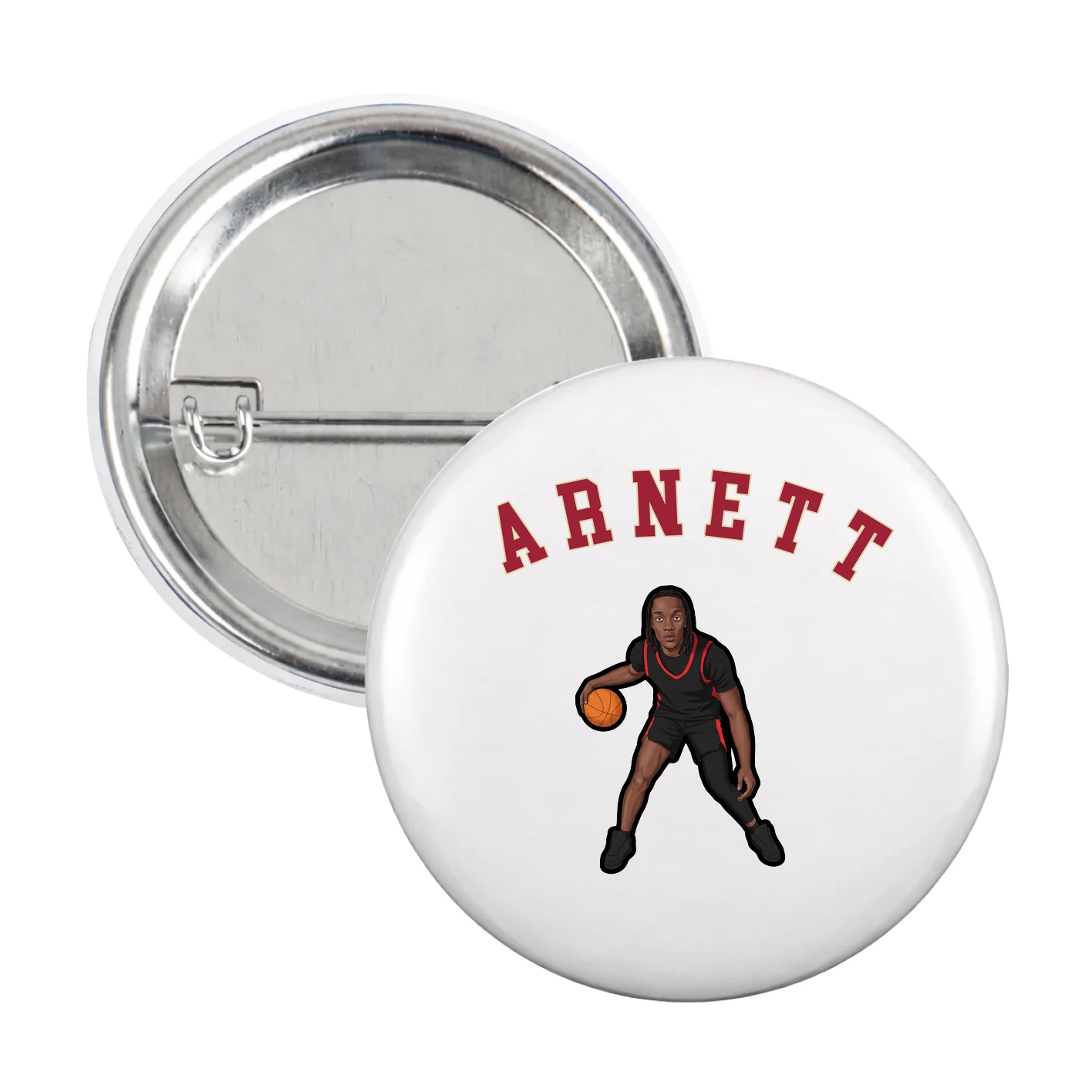Game Day Button — Shirsey Arch in White