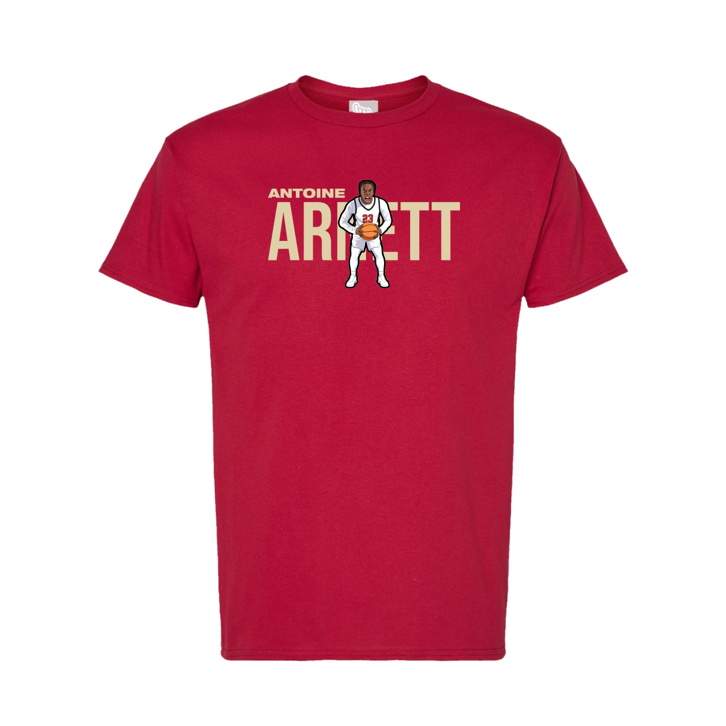 Tee — Player Name in Crimson