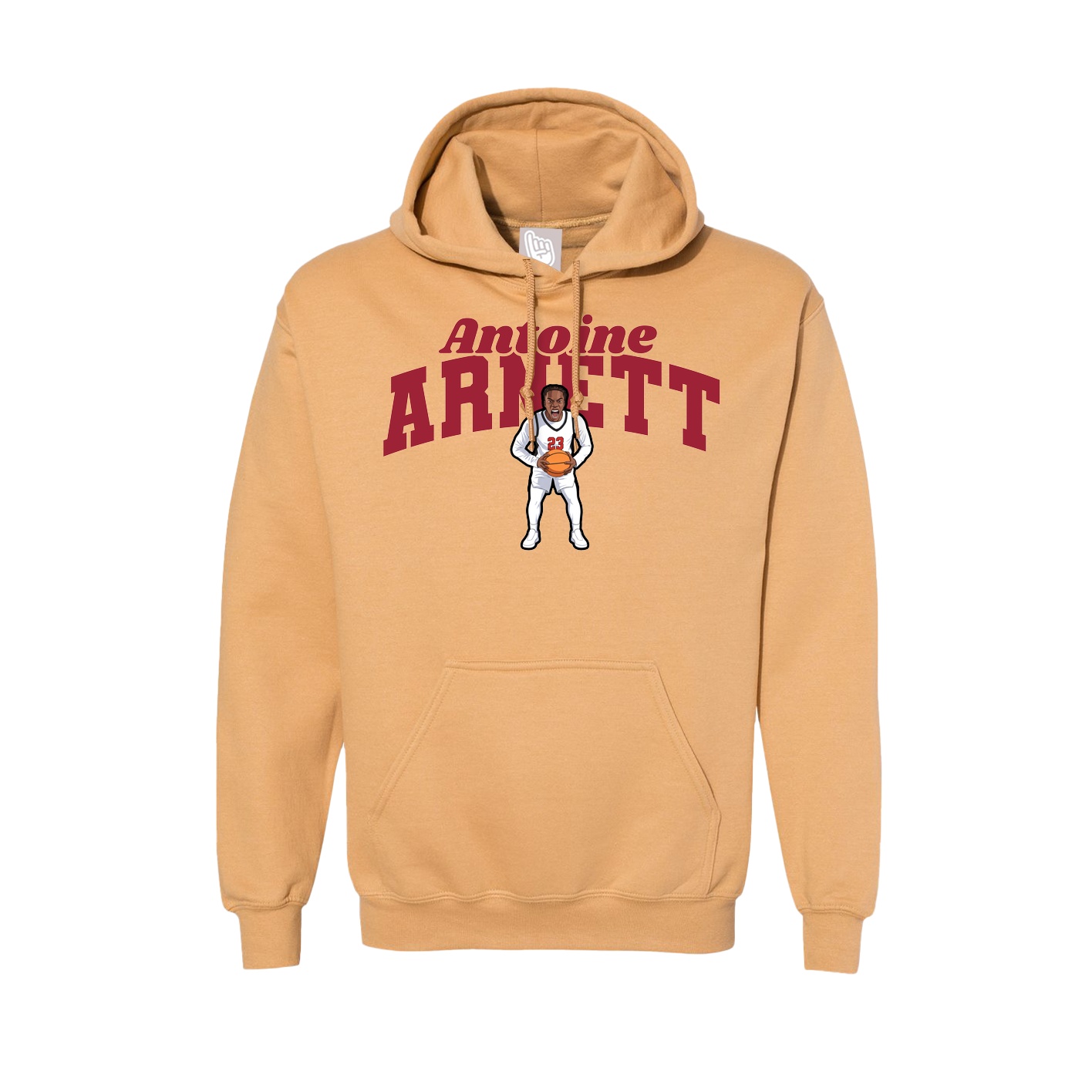 Hoodie — Signature Arch in Vegas Gold