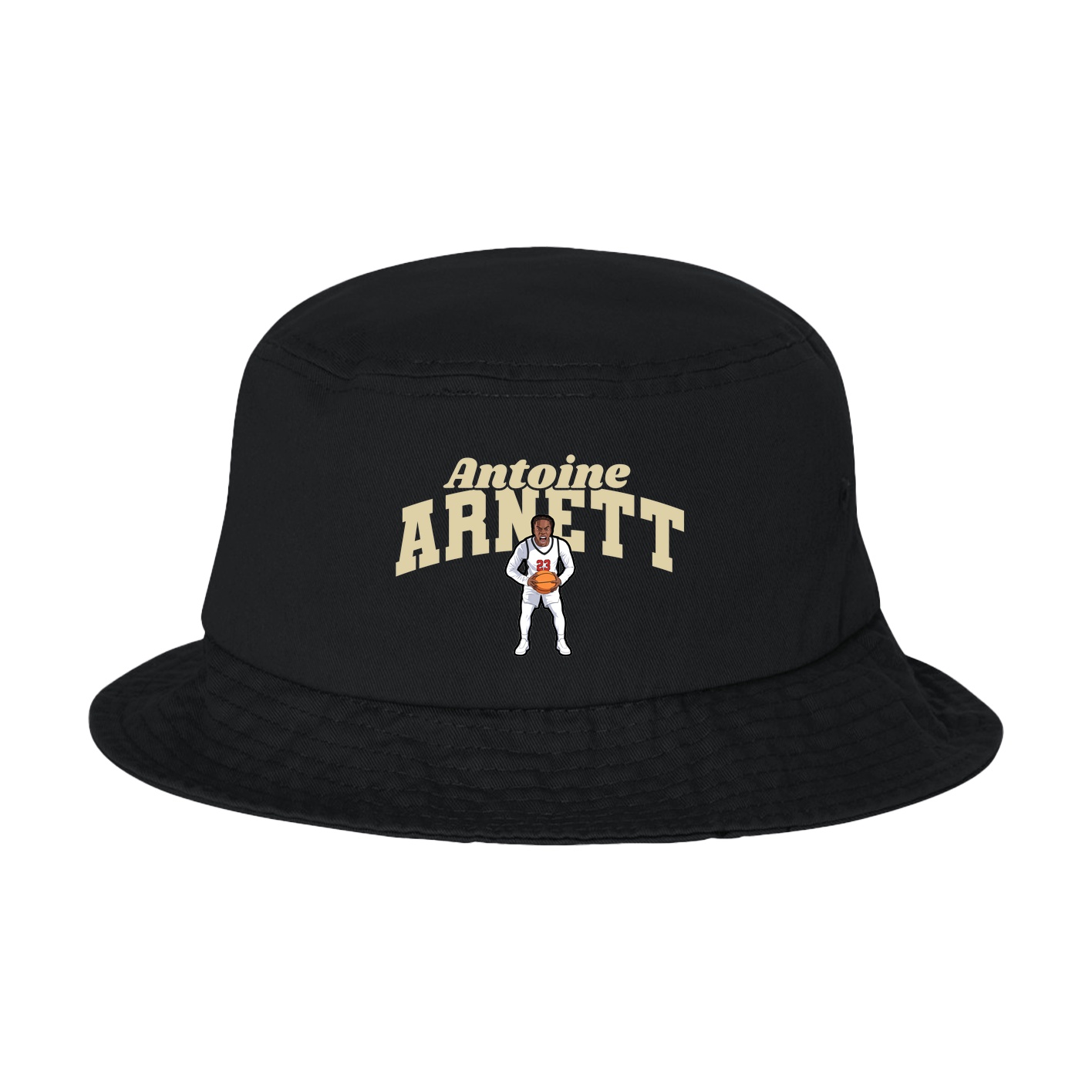 Bucket Cap — Signature Arch in Black