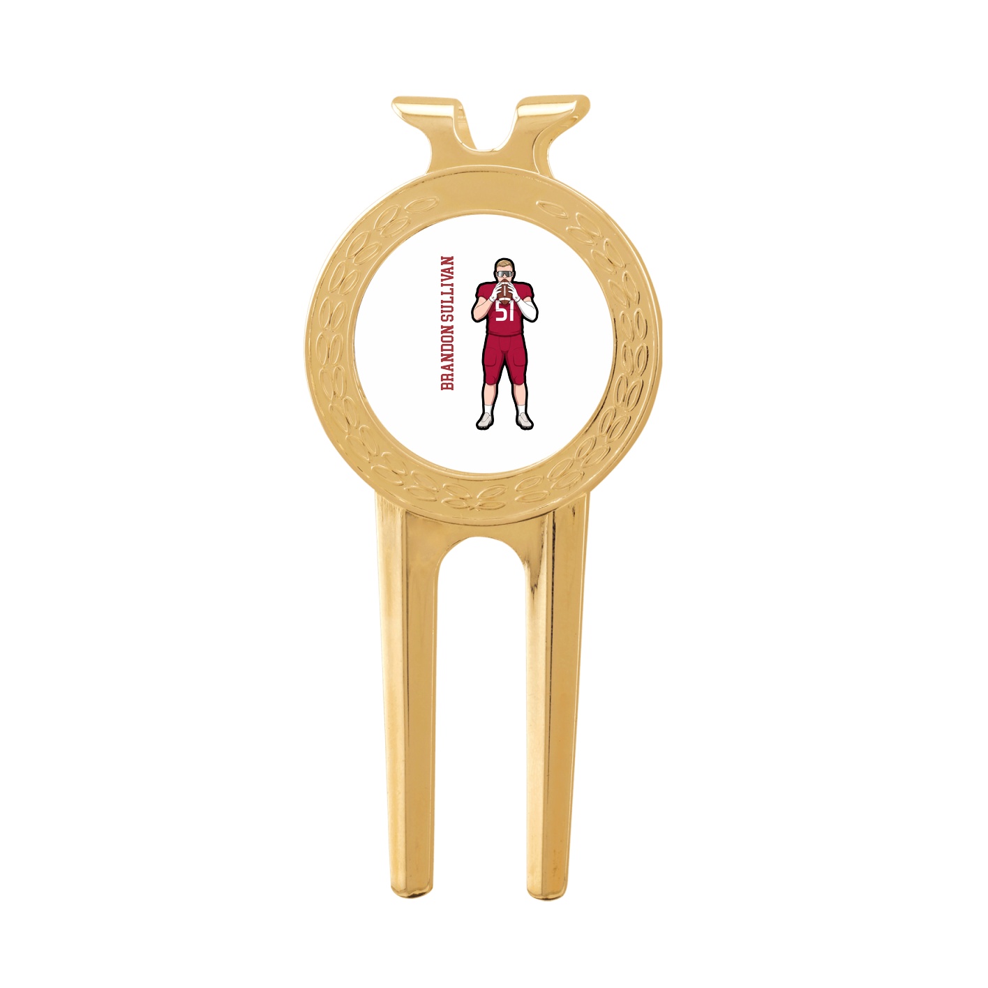 Divot Tool with Ball Marker — Name Vertical in Classic