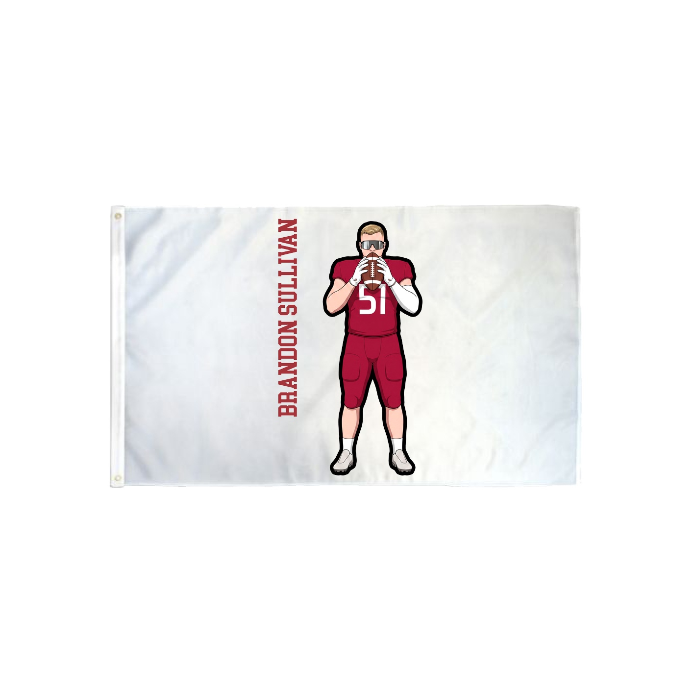 3x5 Flag — Name Vertical in Classic
