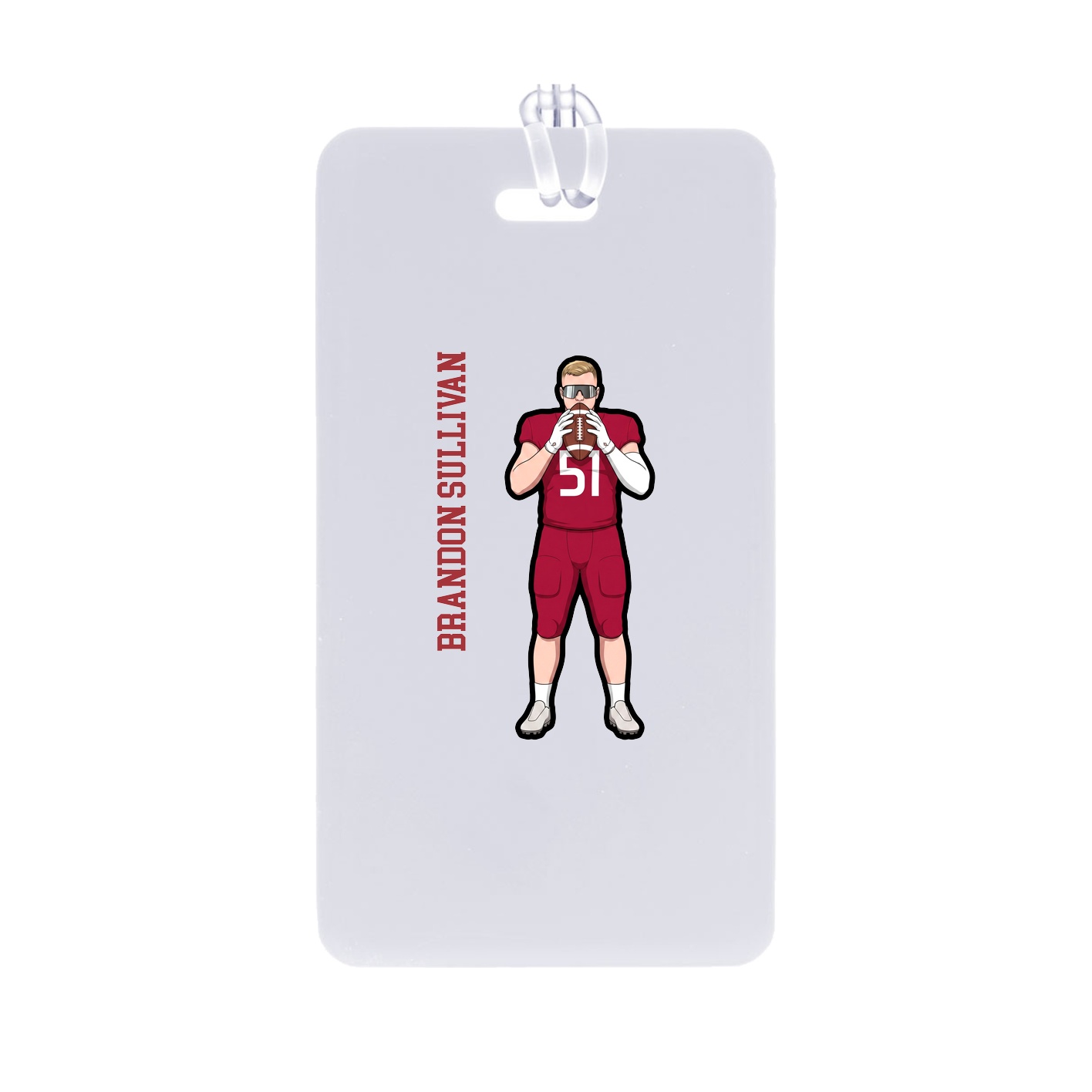 Bag Tag — Name Vertical in Classic
