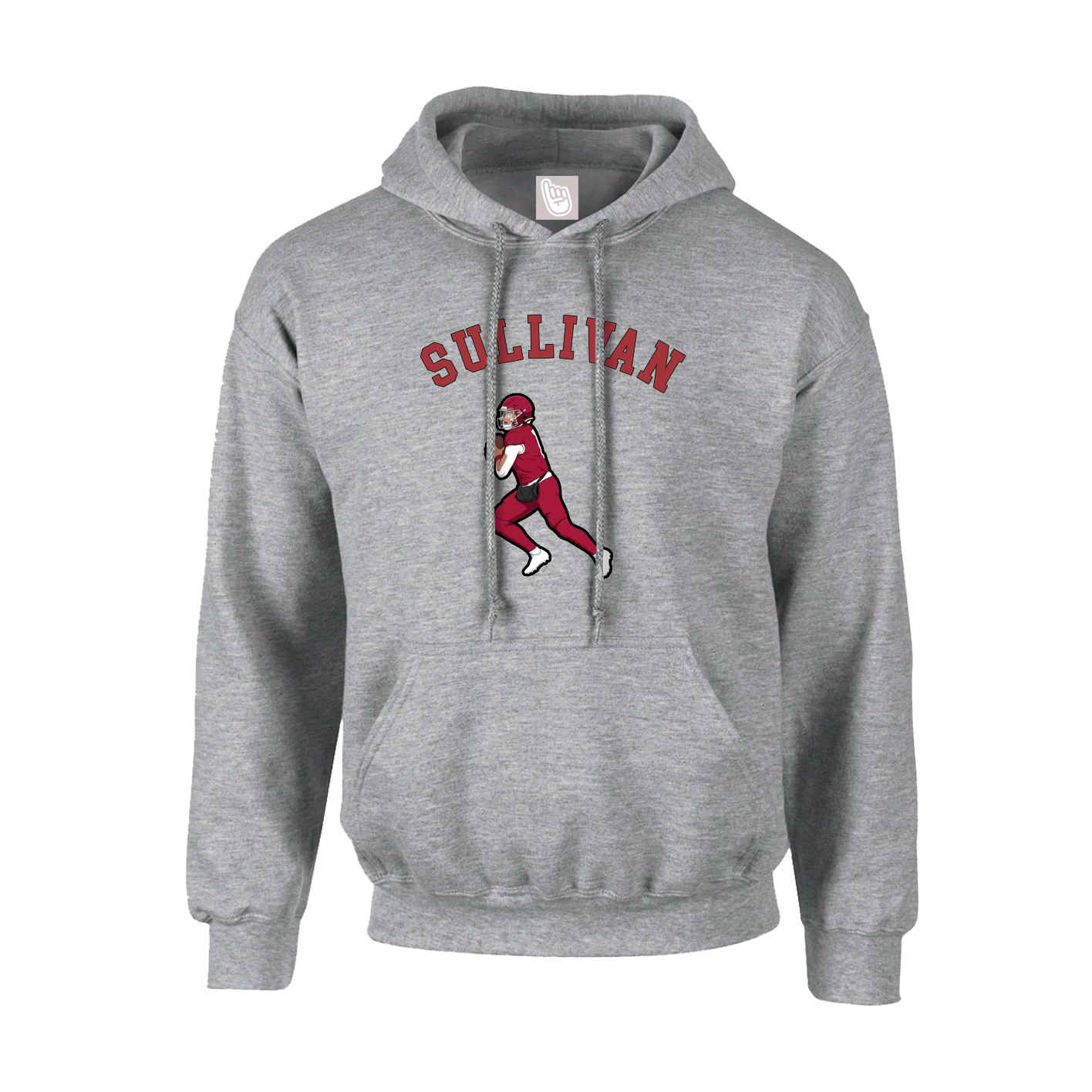 Youth Hoodie — Shirsey Arch in Grey