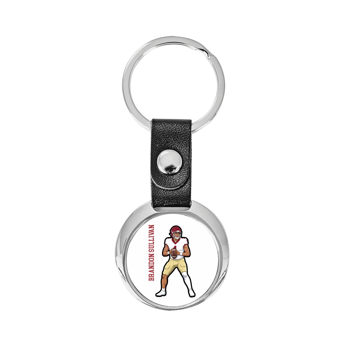 Key Chain — Name Vertical in Classic