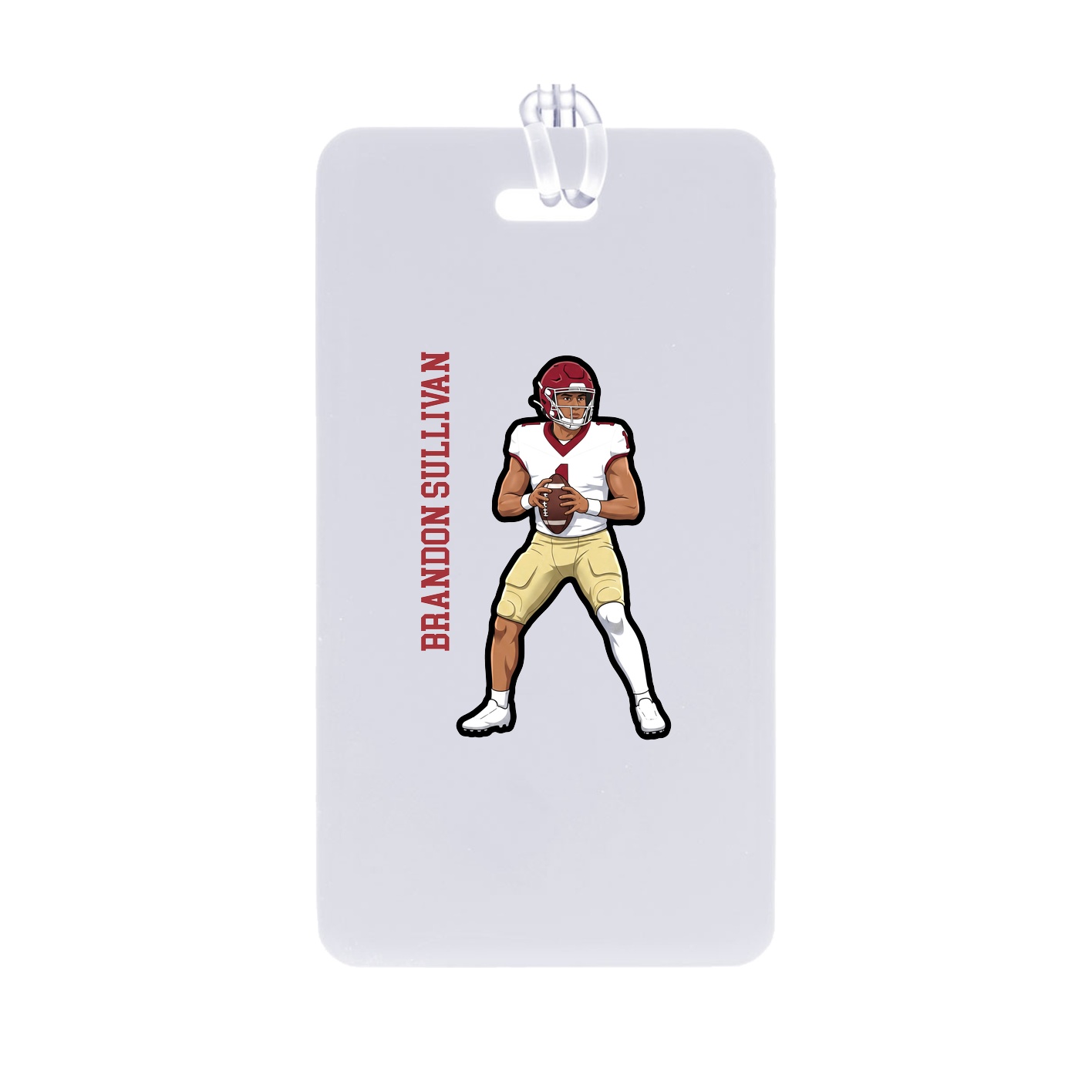 Bag Tag — Name Vertical in Classic