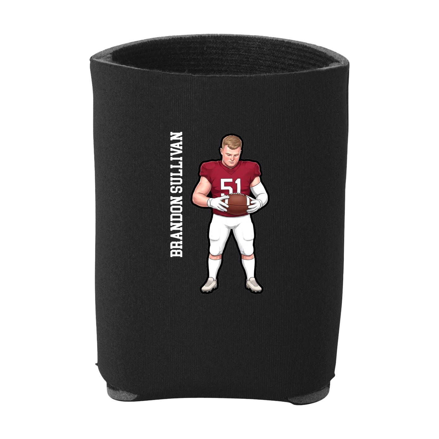 Can Holder — Name Vertical in Black