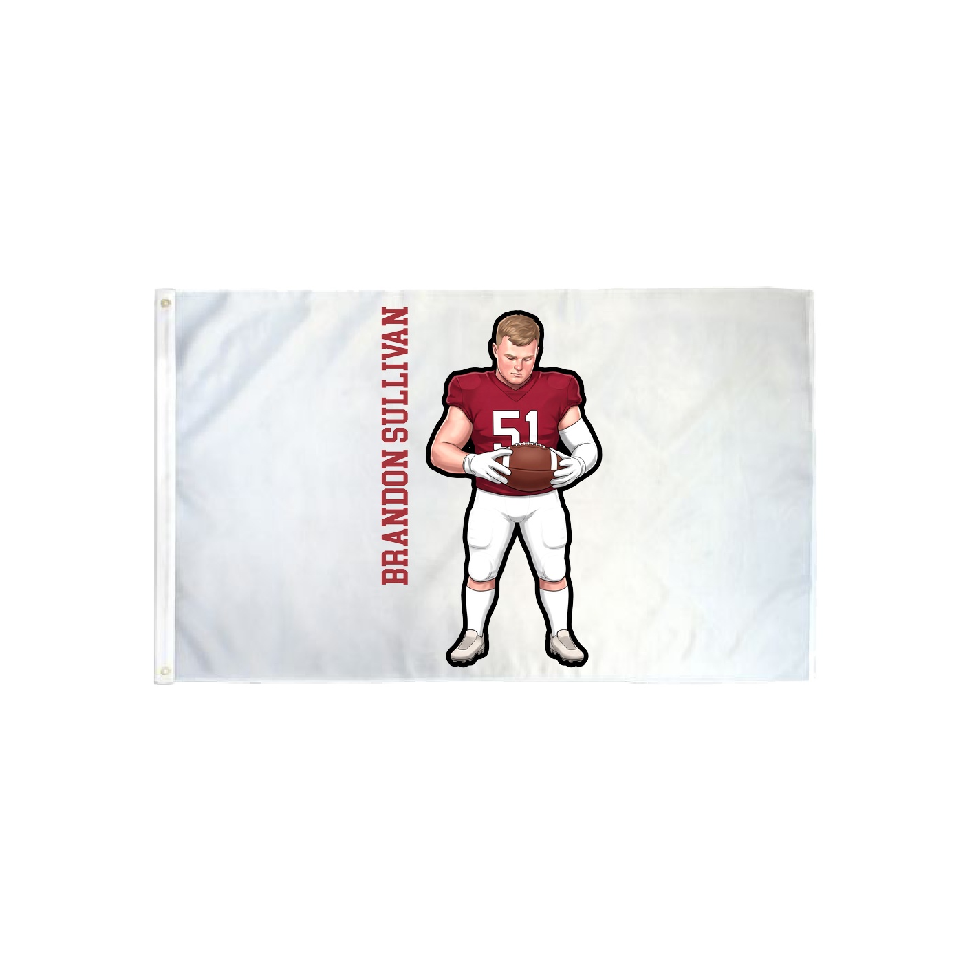 3x5 Flag — Name Vertical in Classic