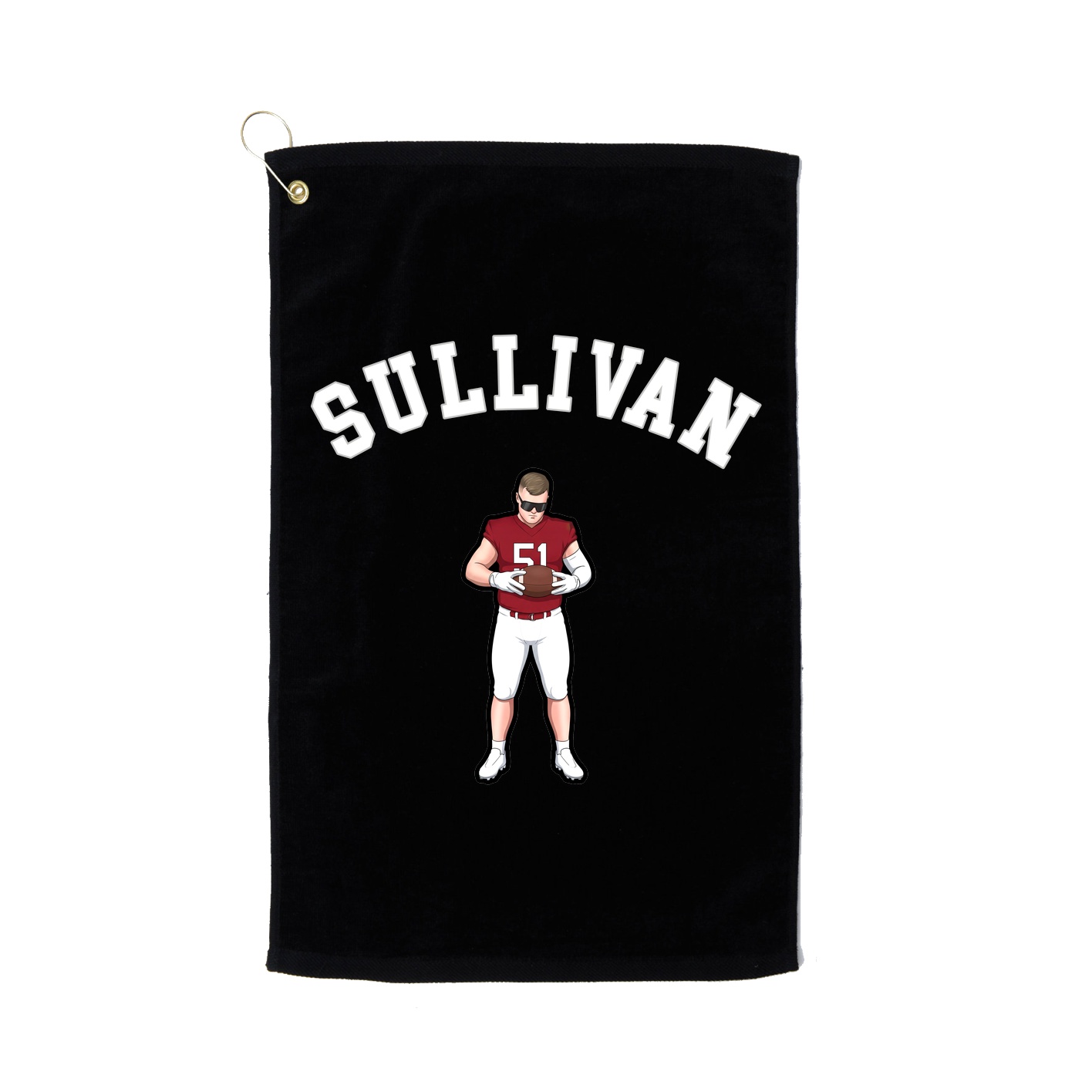 Golf Towel — Shirsey Arch in Black