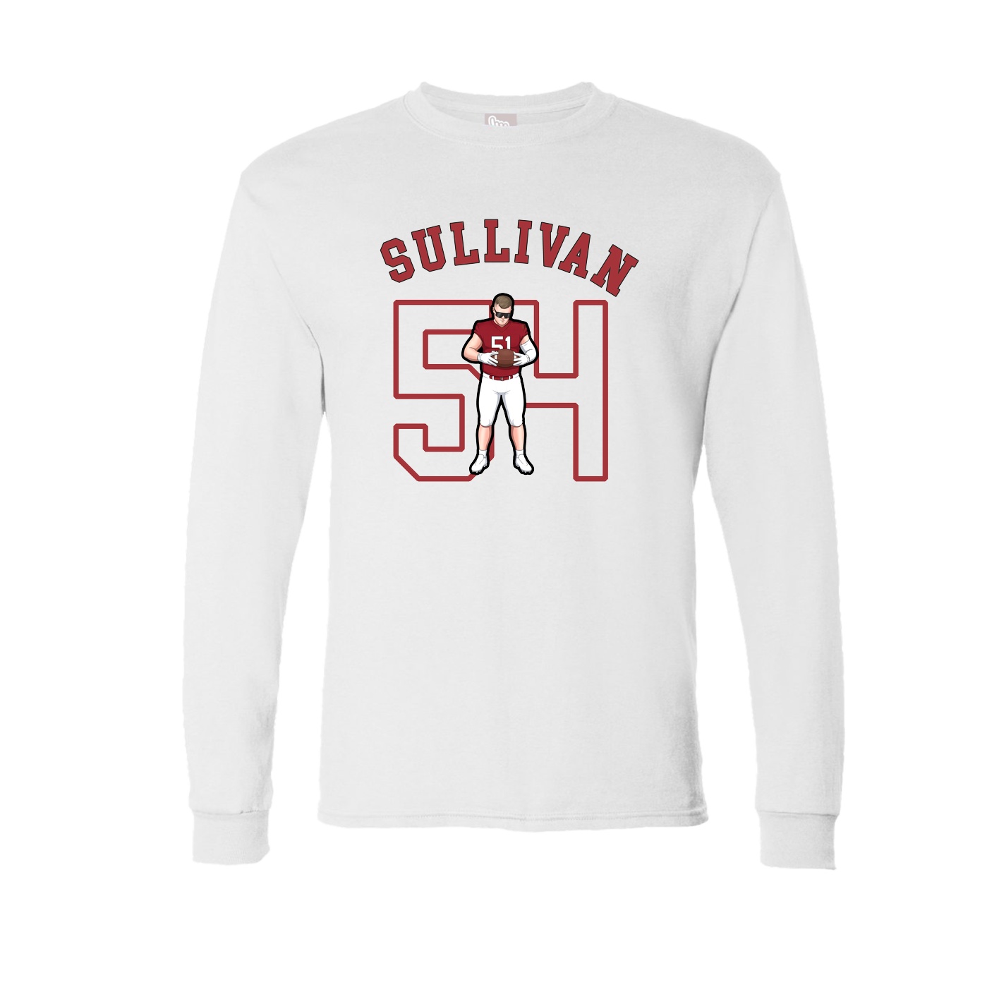 Long Sleeve Tee — Shirsey Arch in White