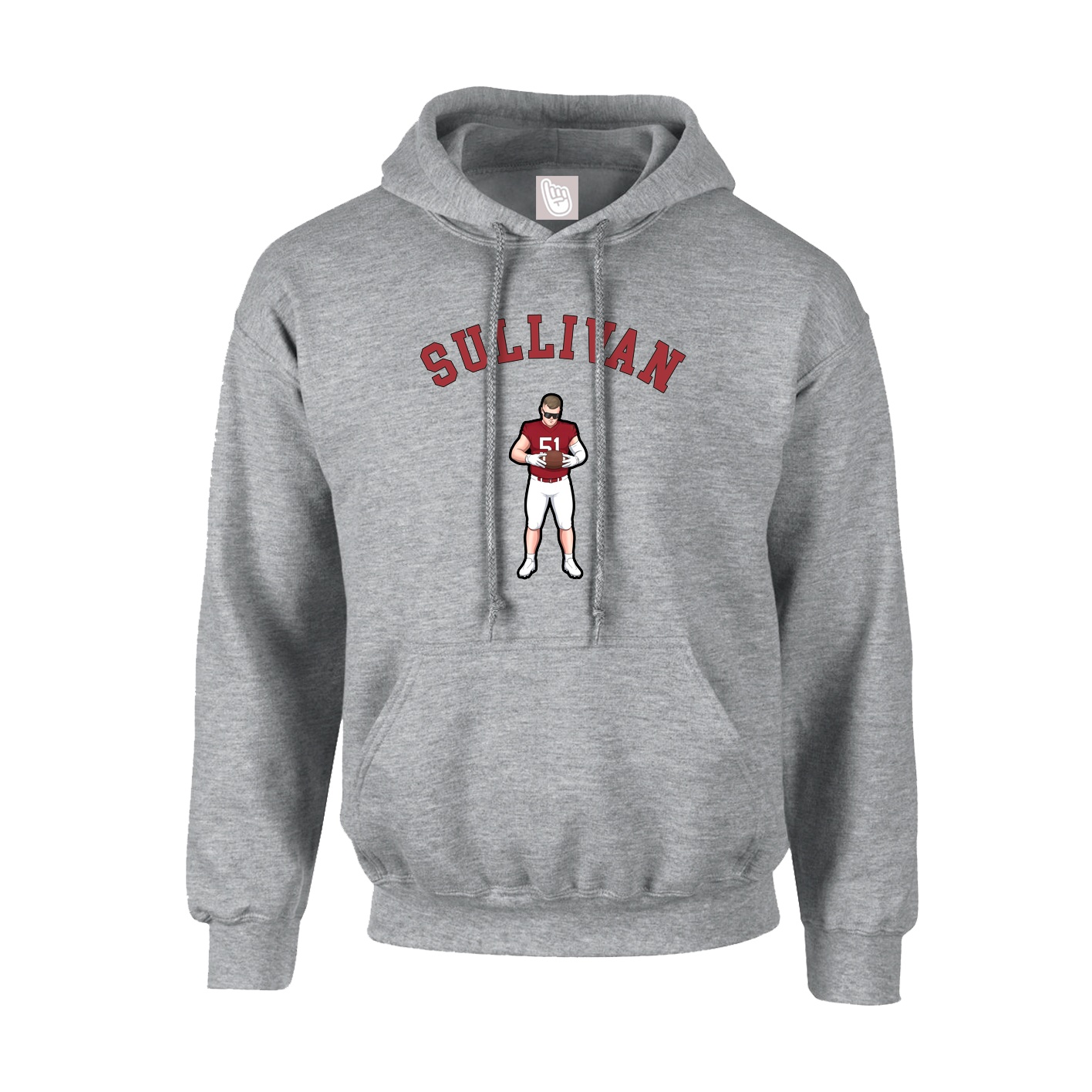 Youth Hoodie — Shirsey Arch in Grey