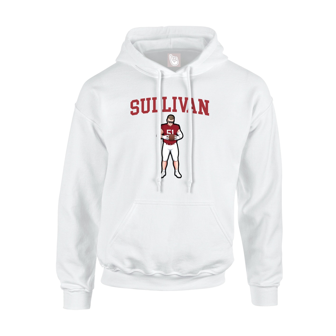 Youth Hoodie — Shirsey in White