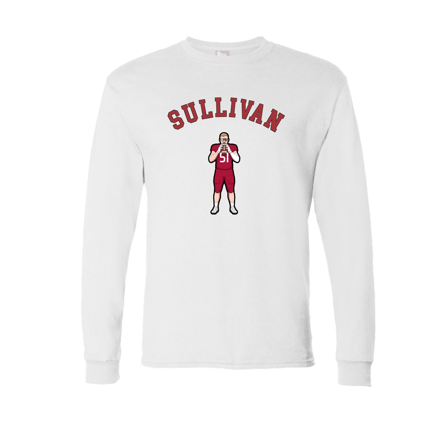 Long Sleeve Tee — Shirsey Arch in White