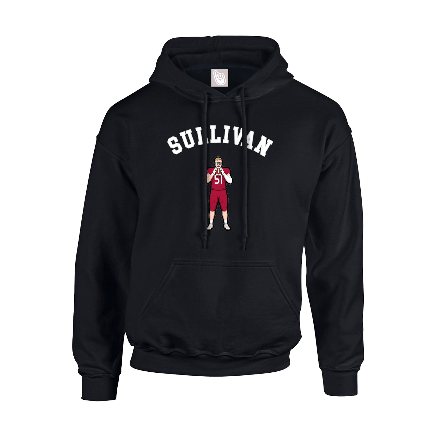 Youth Hoodie — Shirsey Arch in Black