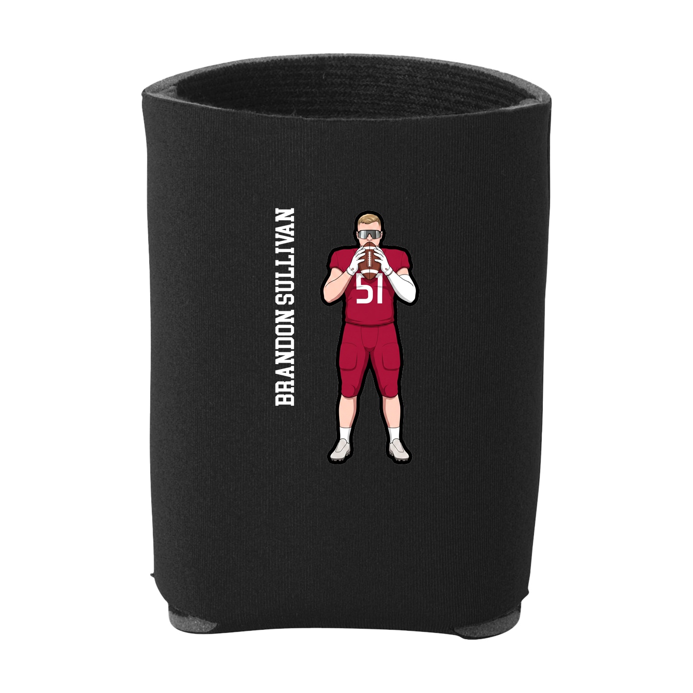 Can Holder — Name Vertical in Black