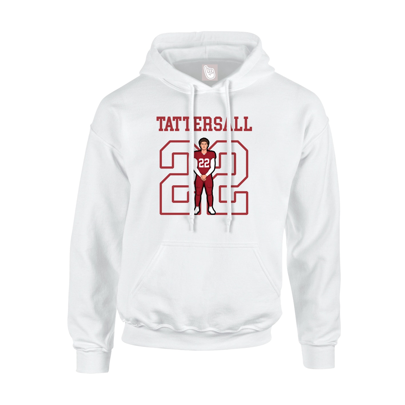 Hoodie — Shirsey in White