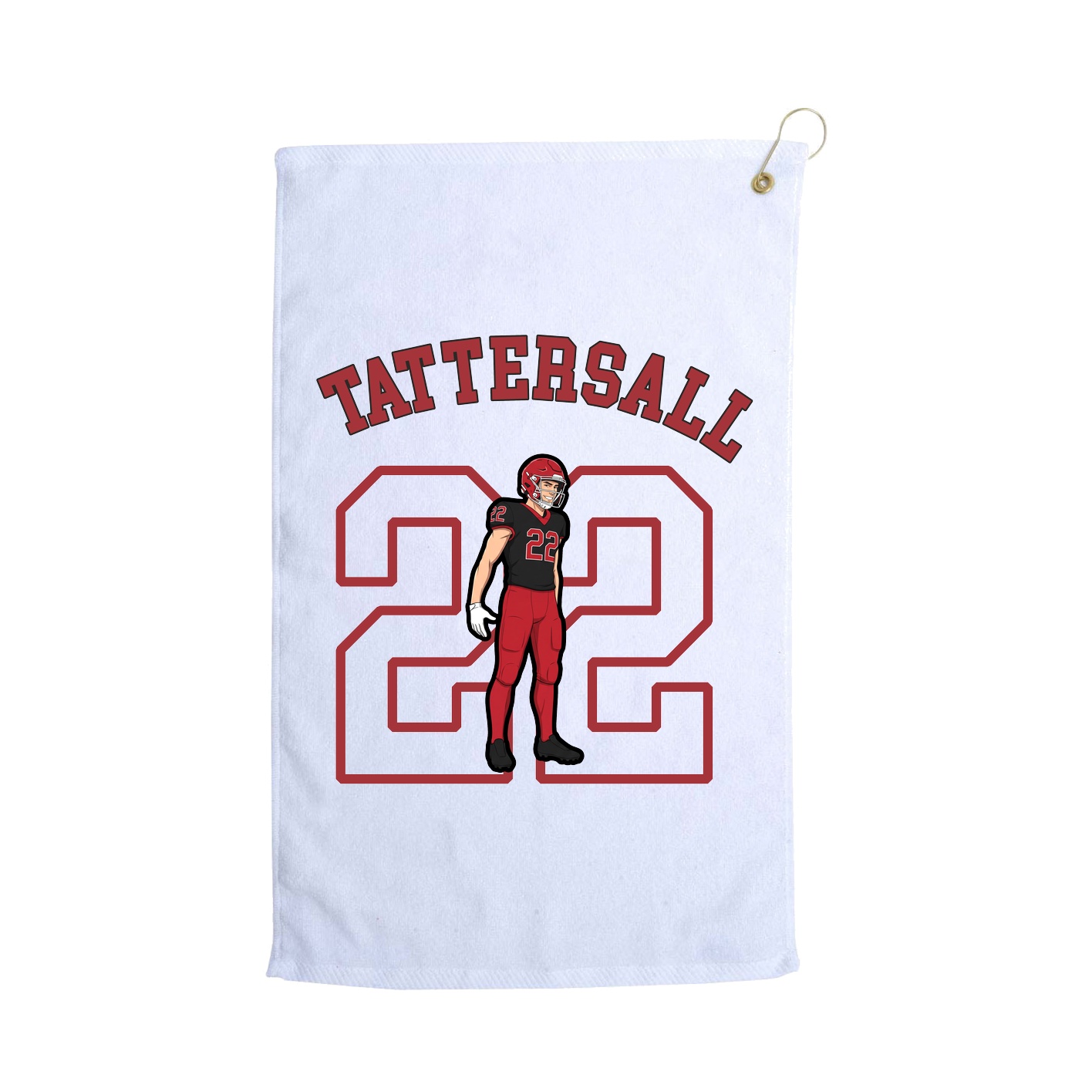 Golf Towel — Shirsey Arch in White