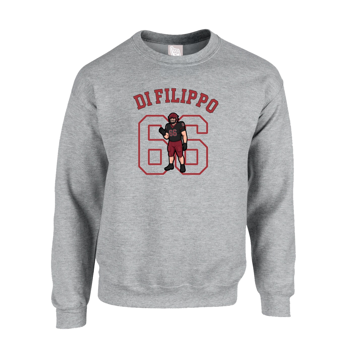 Fleece Crew — Shirsey Arch in Grey