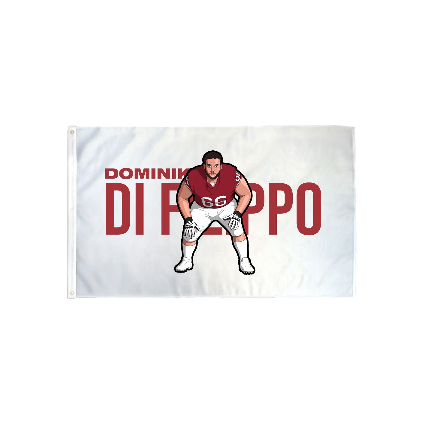 3x5 Flag — Player Name in Classic