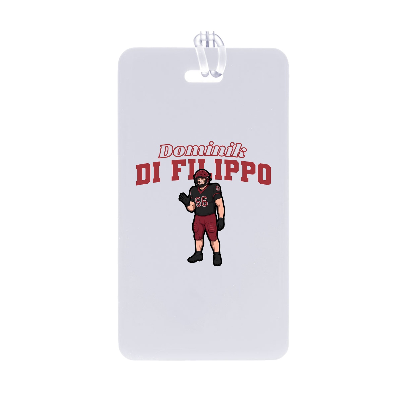 Bag Tag — Name Arch in Classic