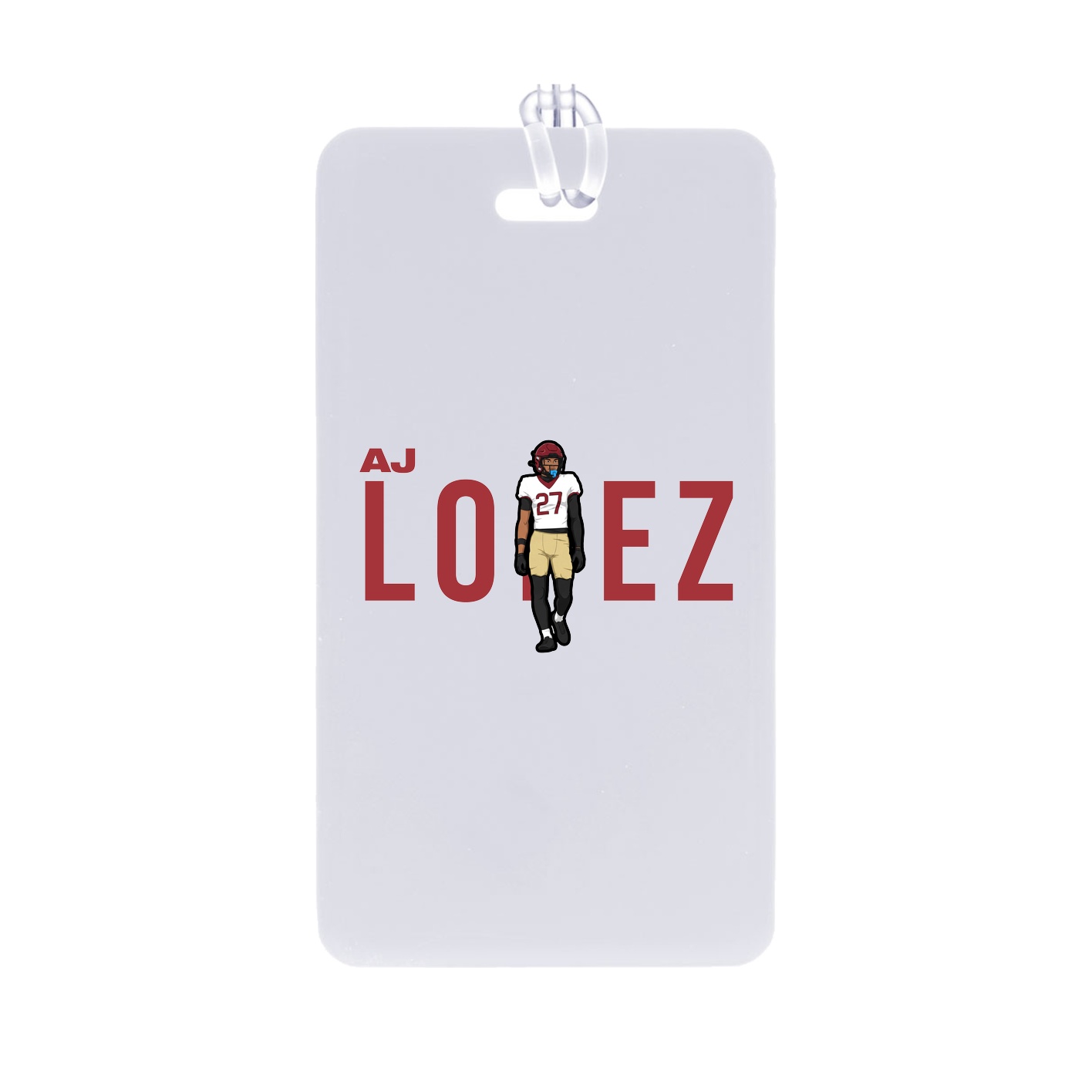 Bag Tag — Player Name in Classic