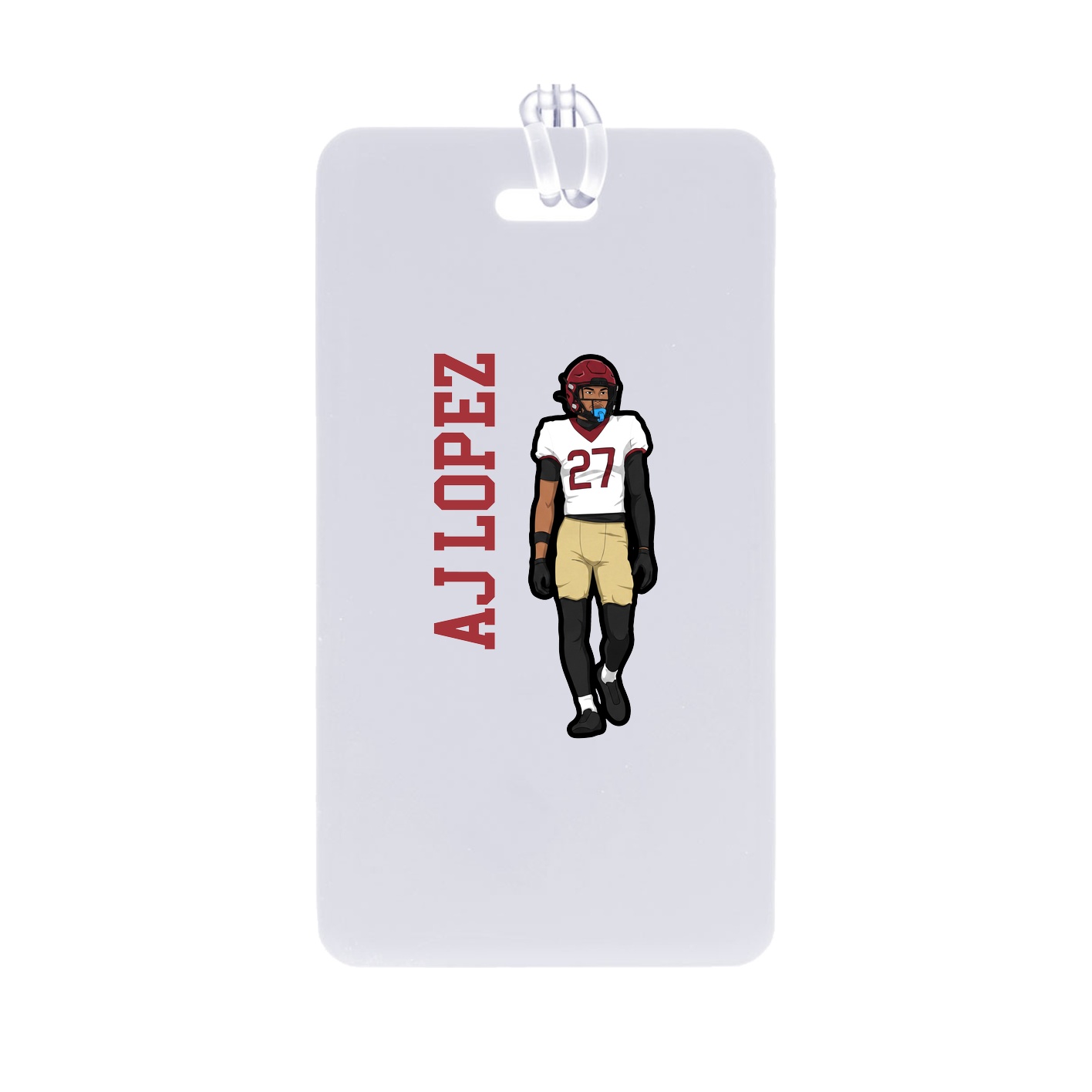 Bag Tag — Name Vertical in Classic
