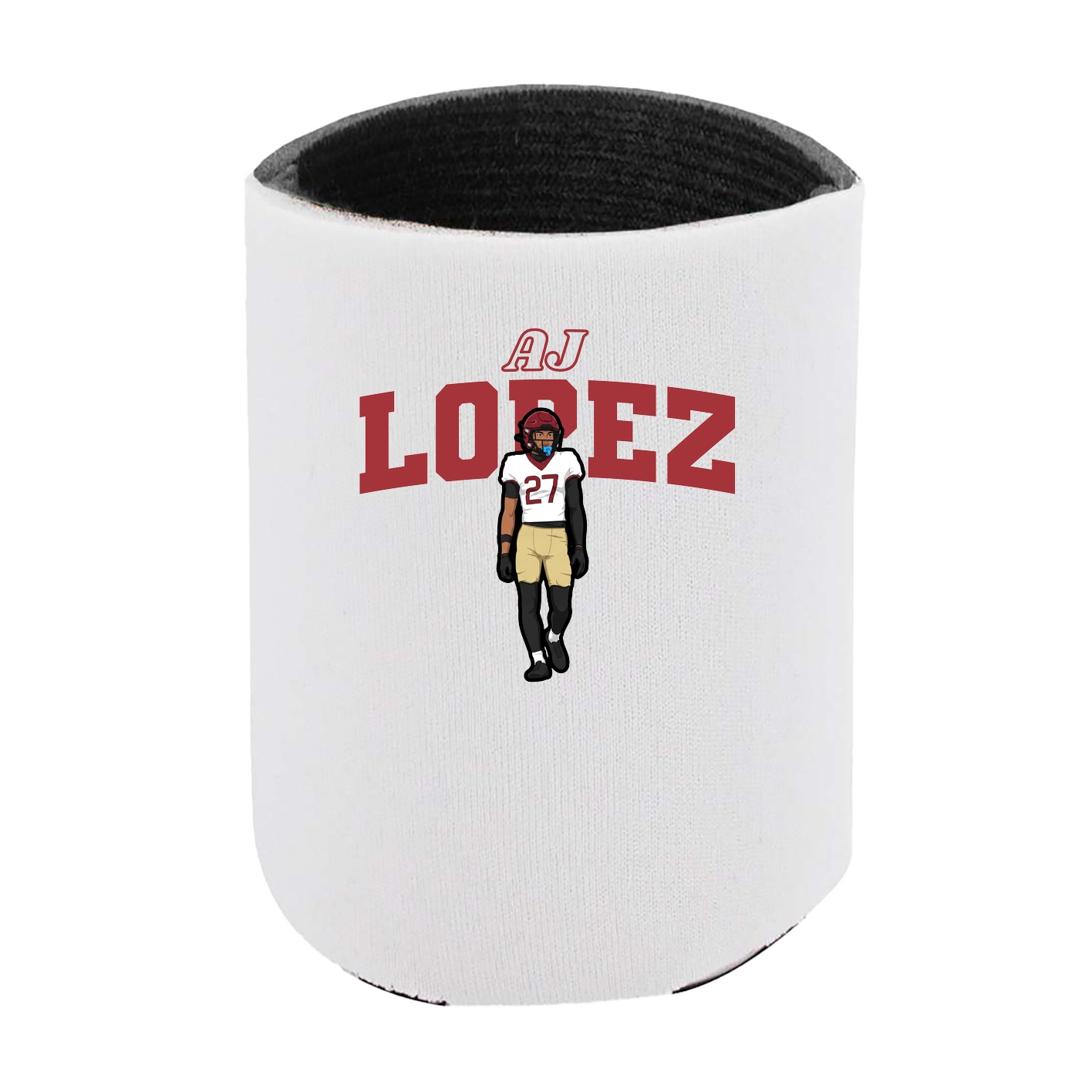Can Holder — Name Arch in White