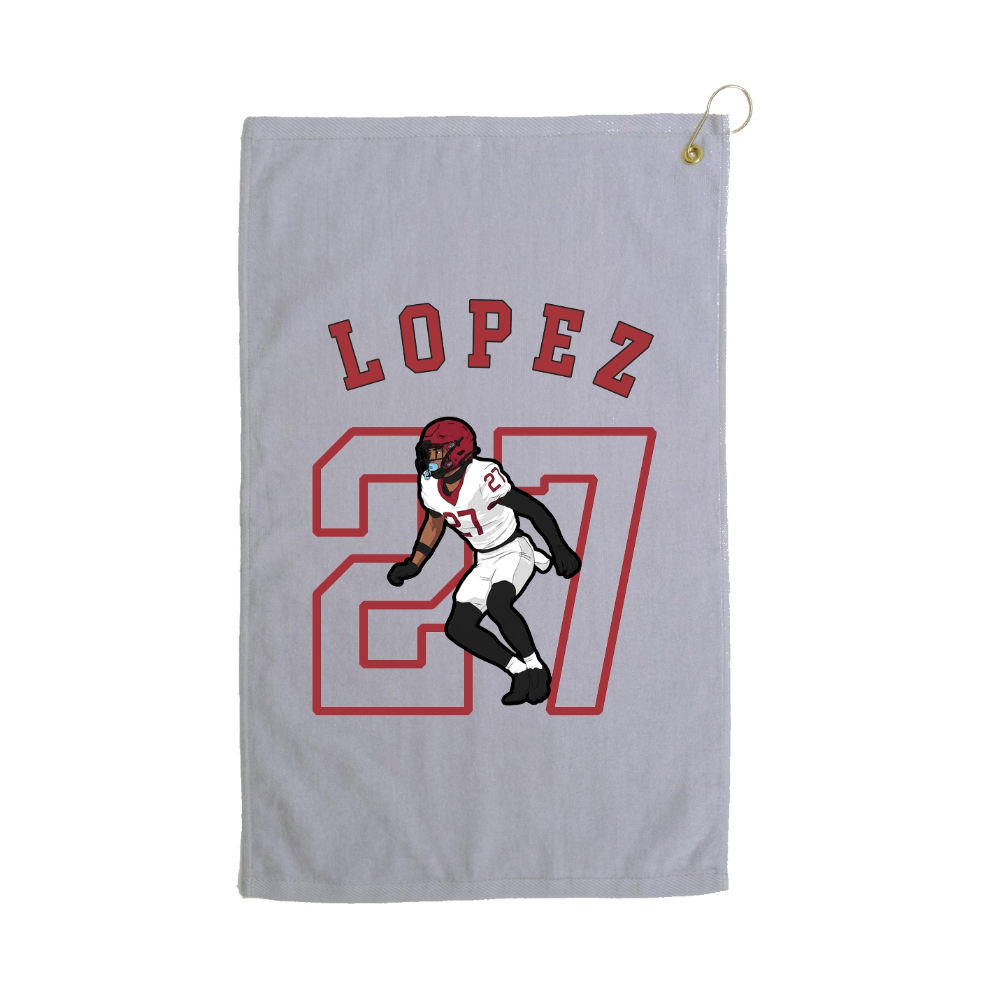 Golf Towel — Shirsey Arch in Grey