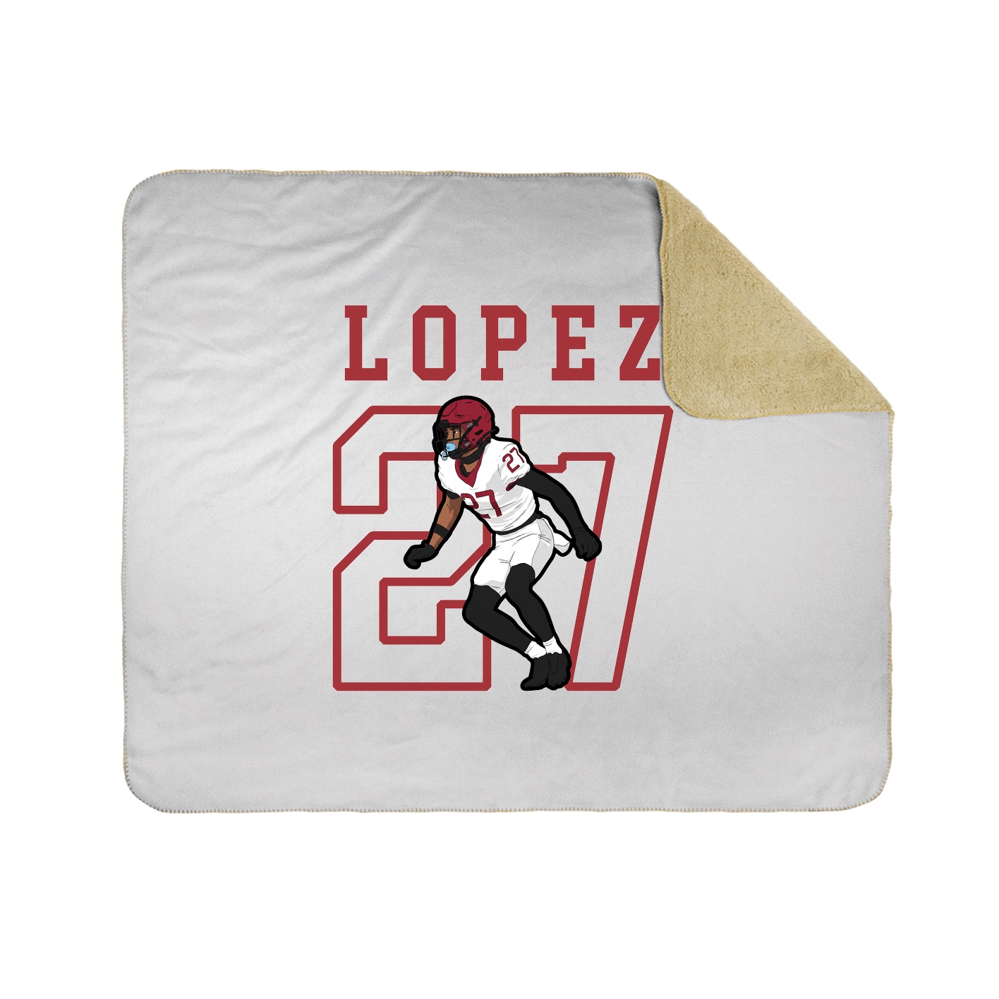 Throw Blanket — Shirsey in White
