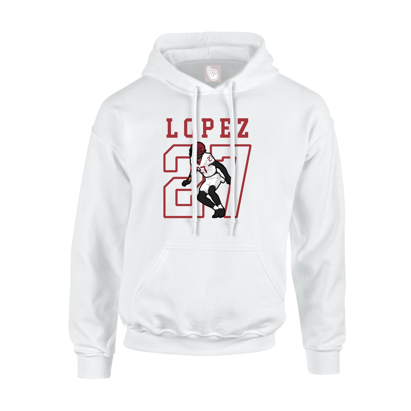 Youth Hoodie — Shirsey in White