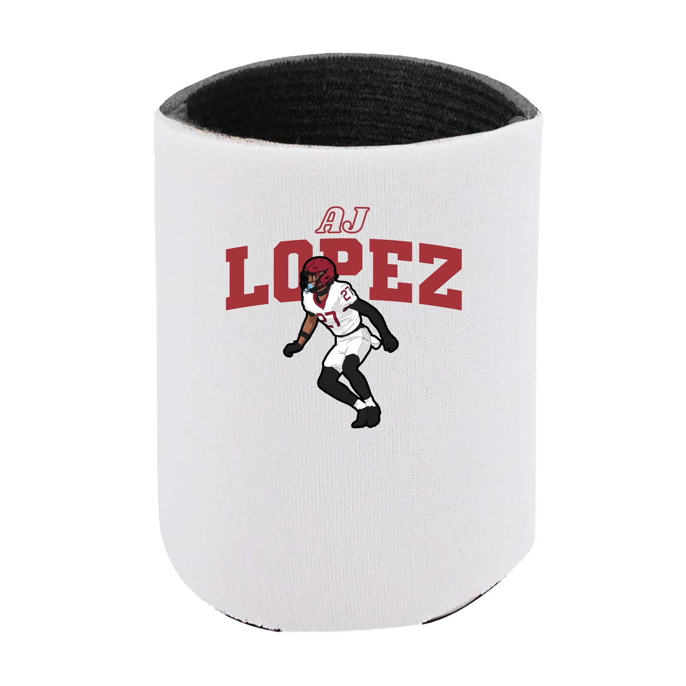 Can Holder — Name Arch in White