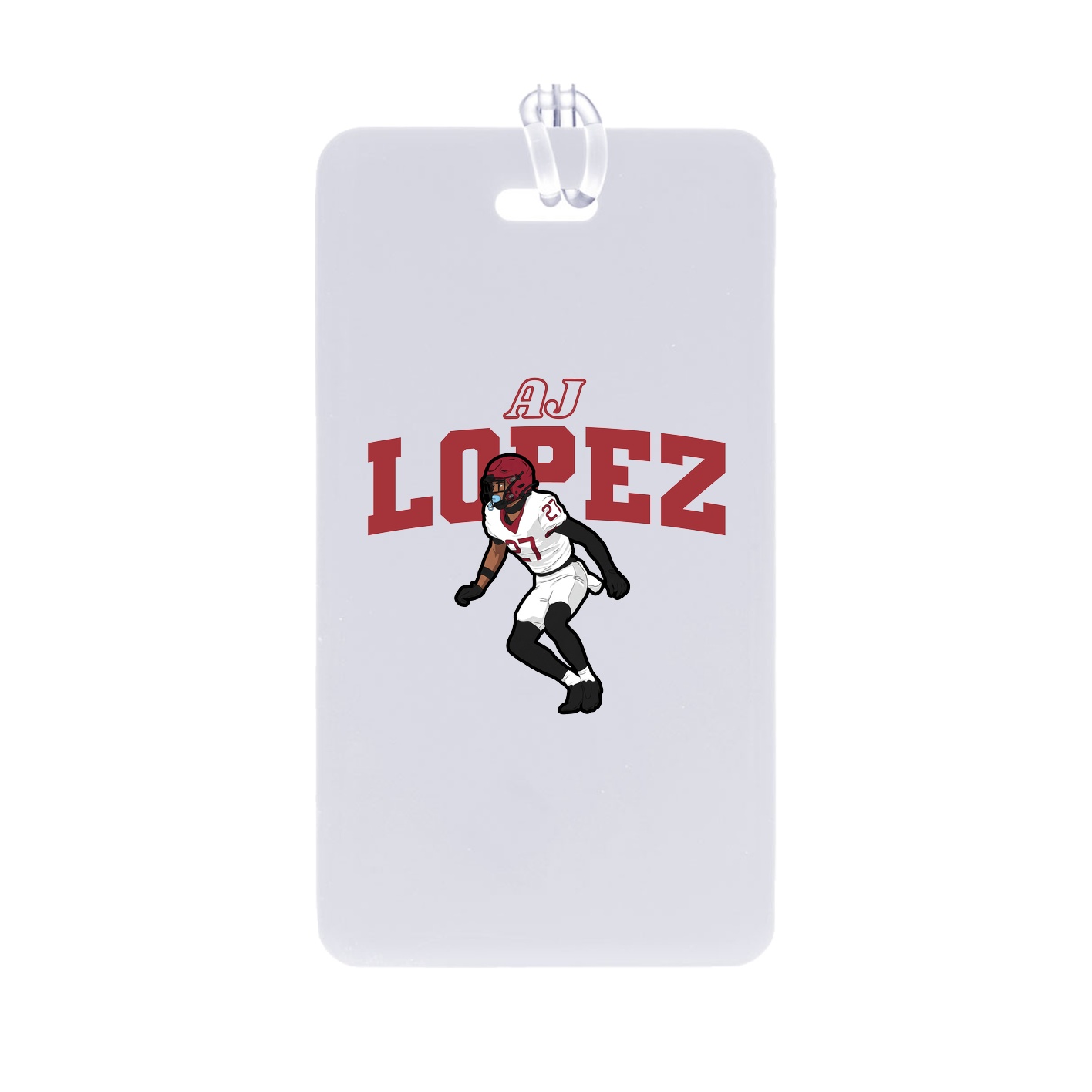 Bag Tag — Name Arch in Classic