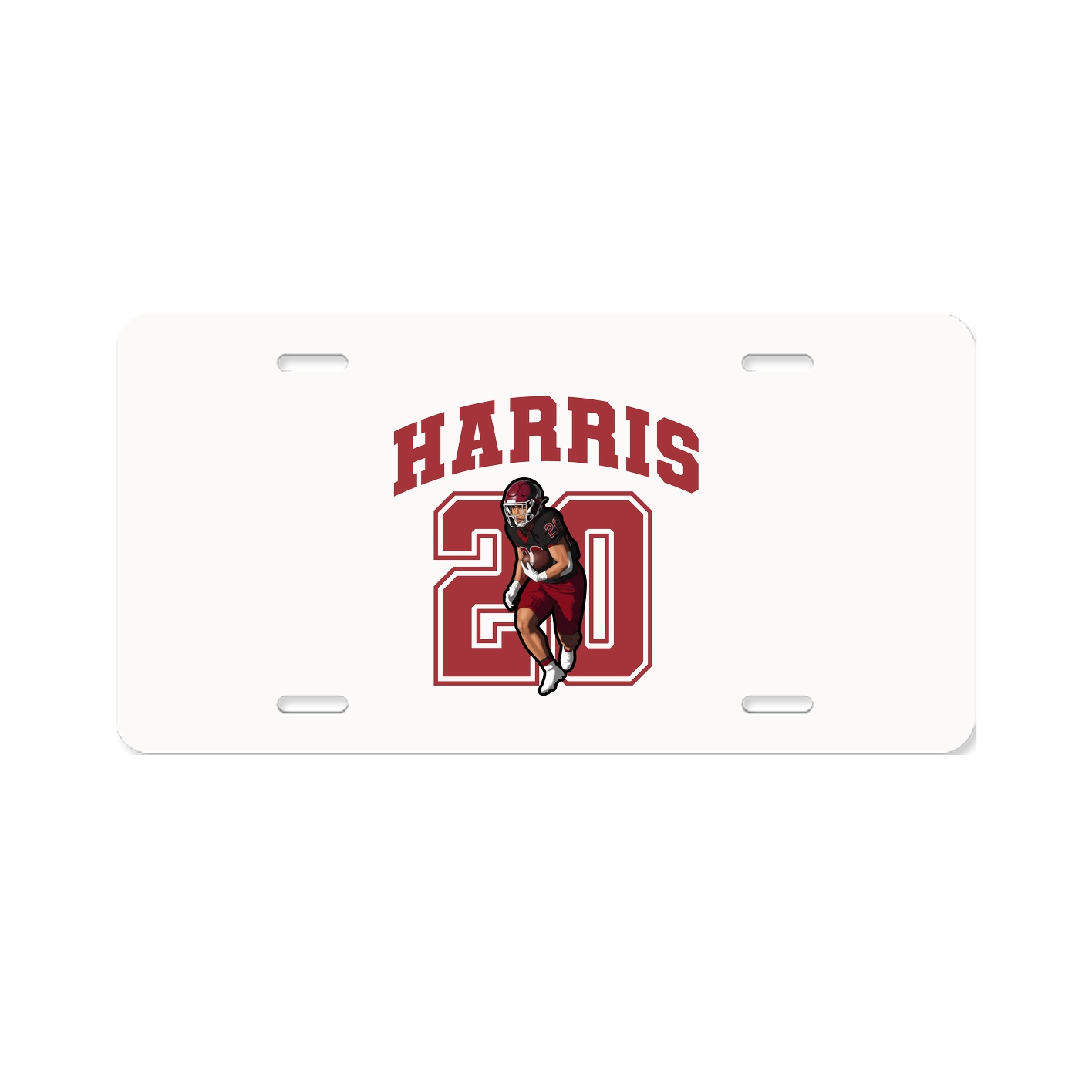 License Plate — Number in Classic