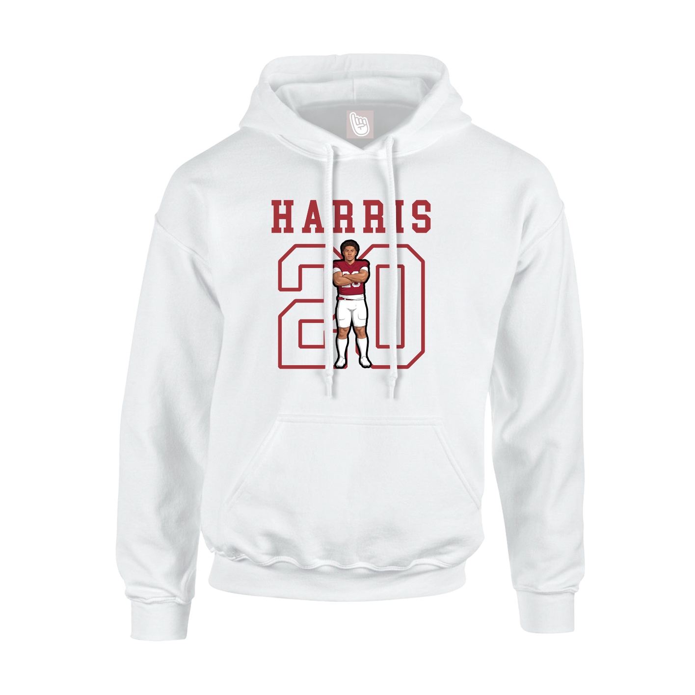 Youth Hoodie — Shirsey in White