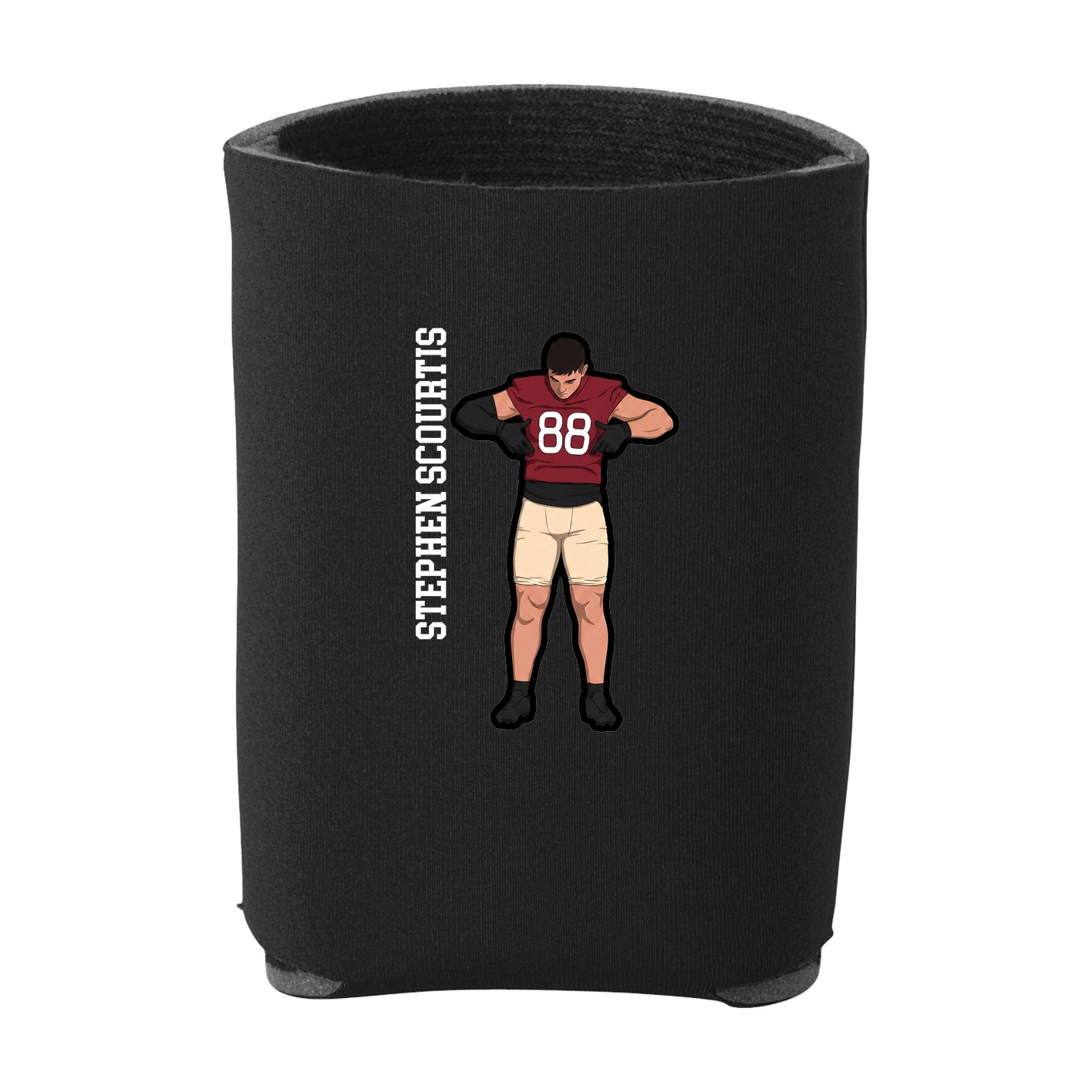 Can Holder — Name Vertical in Black