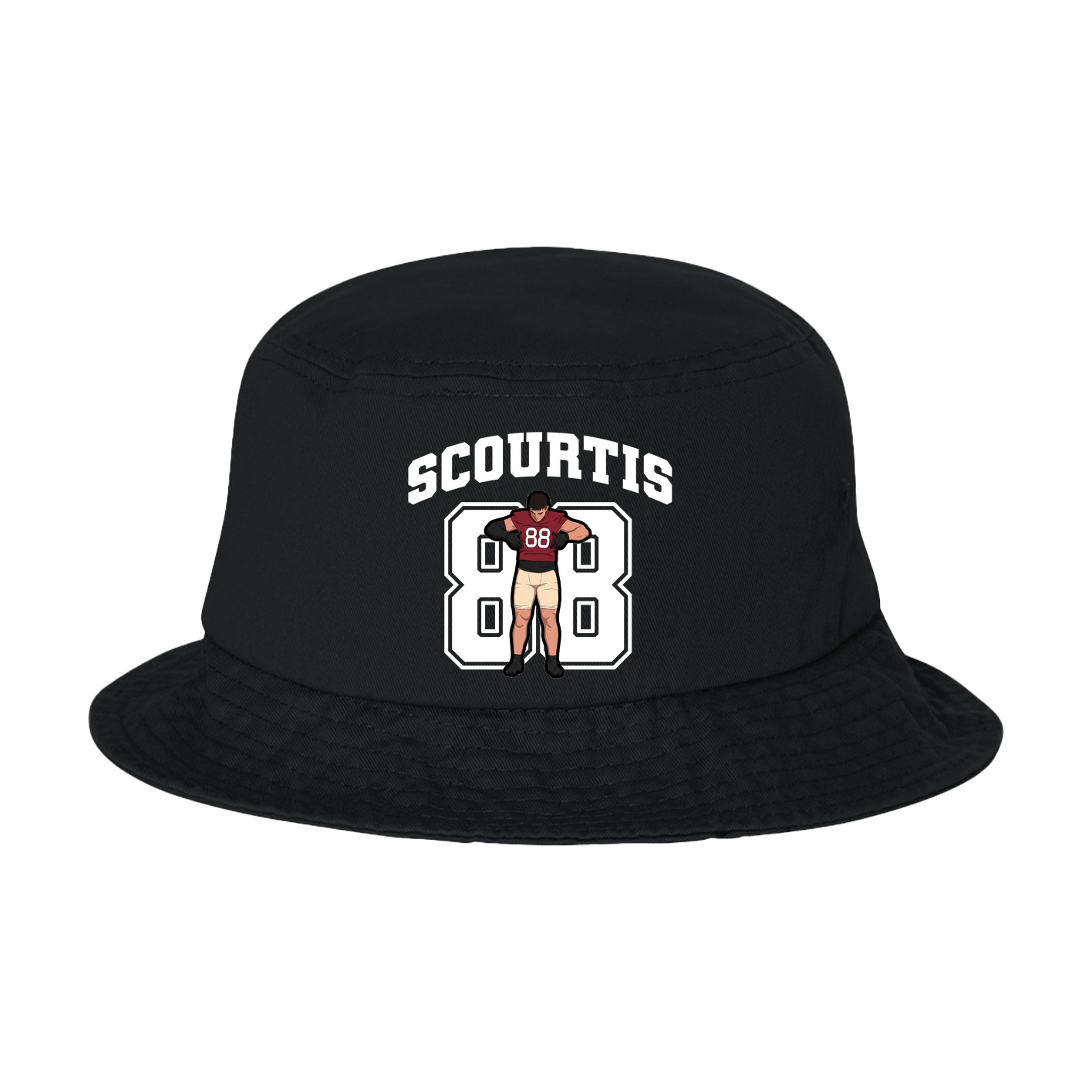 Bucket Cap — Number in Black