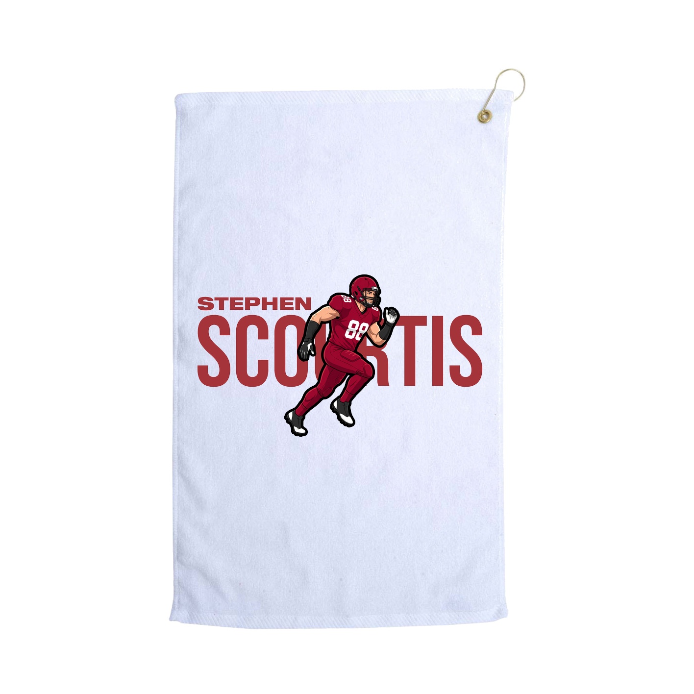 Golf Towel — Player Name in White