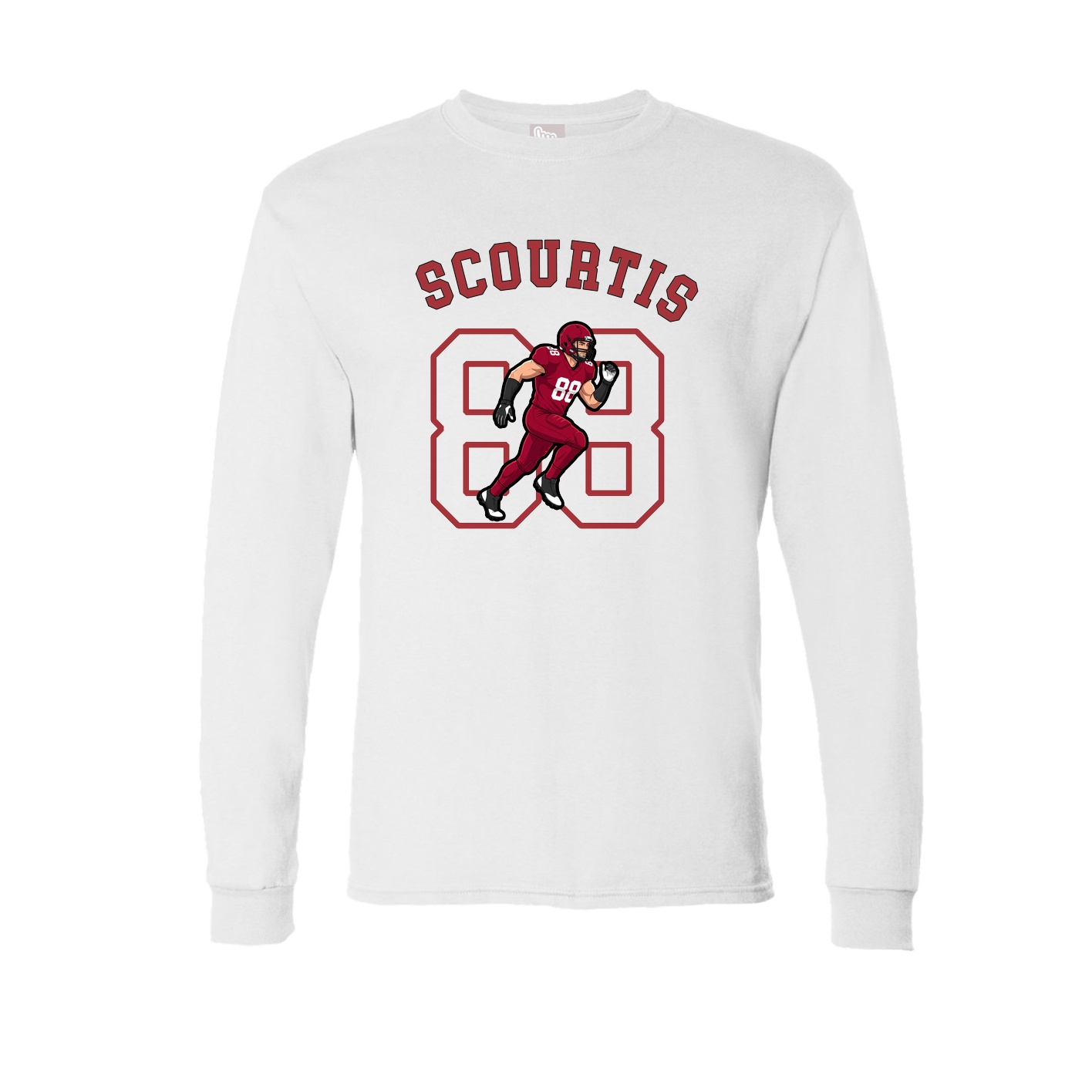 Long Sleeve Tee — Shirsey Arch in White