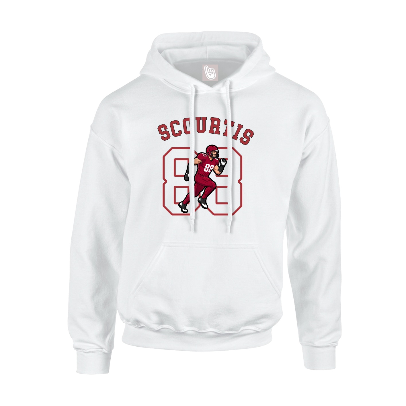 Hoodie — Shirsey Arch in White