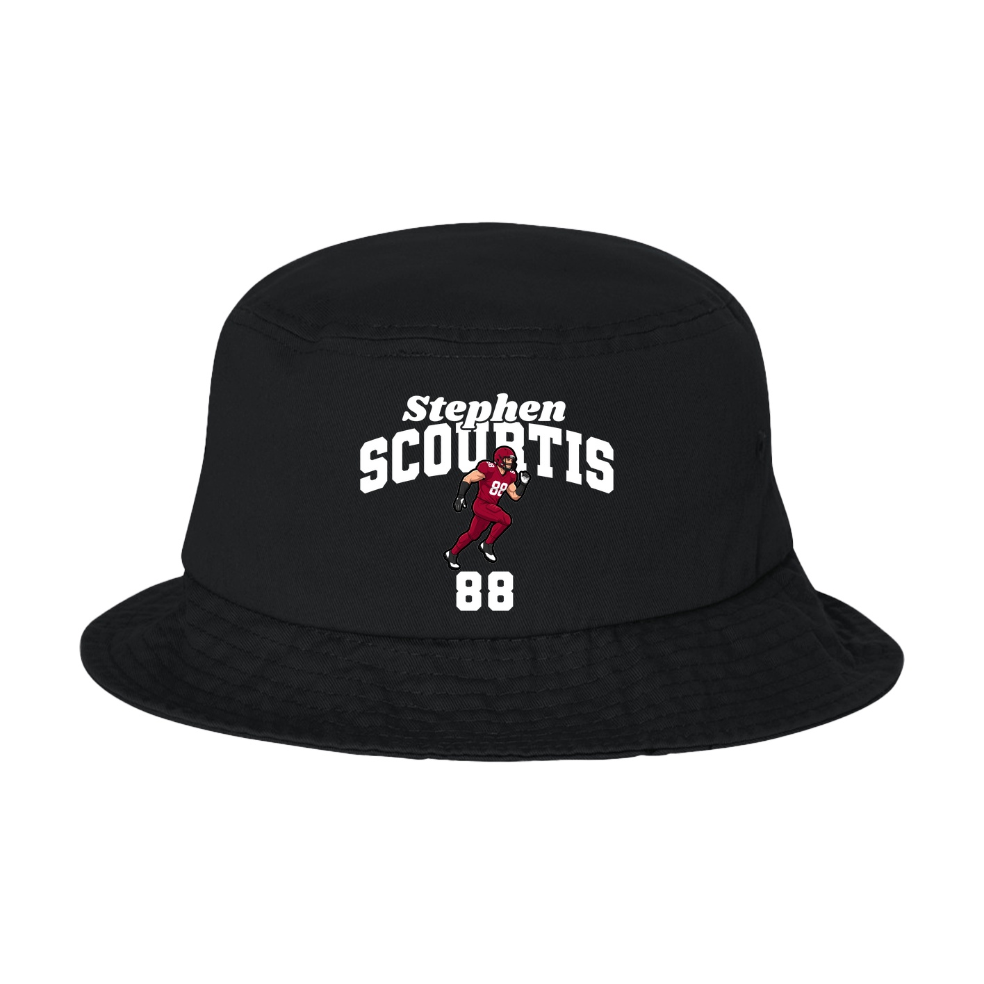 Bucket Cap — Signature Arch in Black