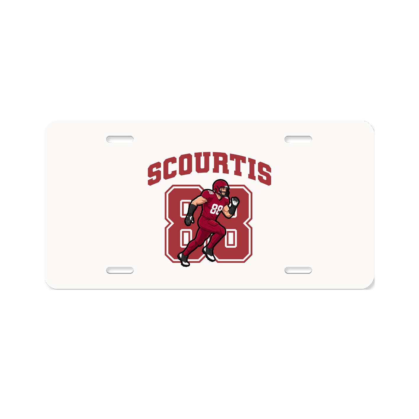 License Plate — Number in Classic
