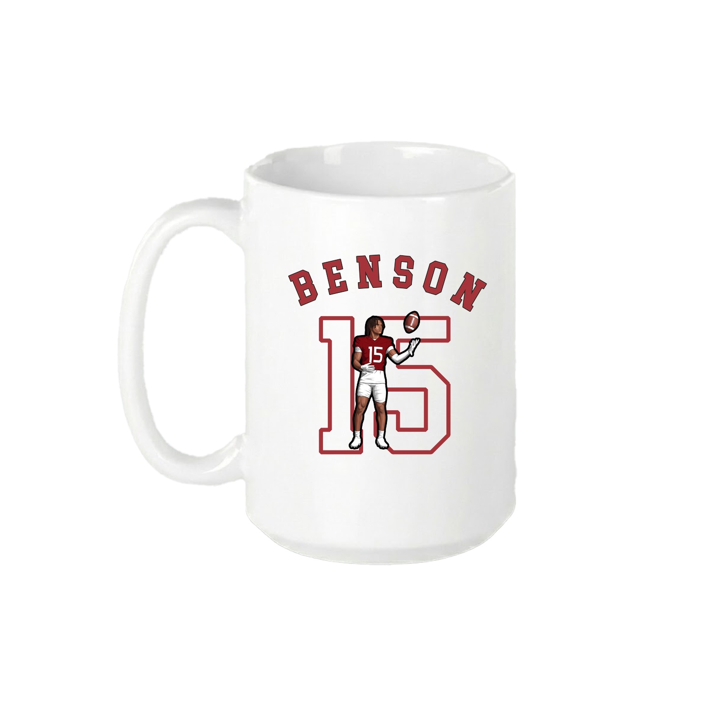 15oz Coffee Mug — Shirsey Arch in White