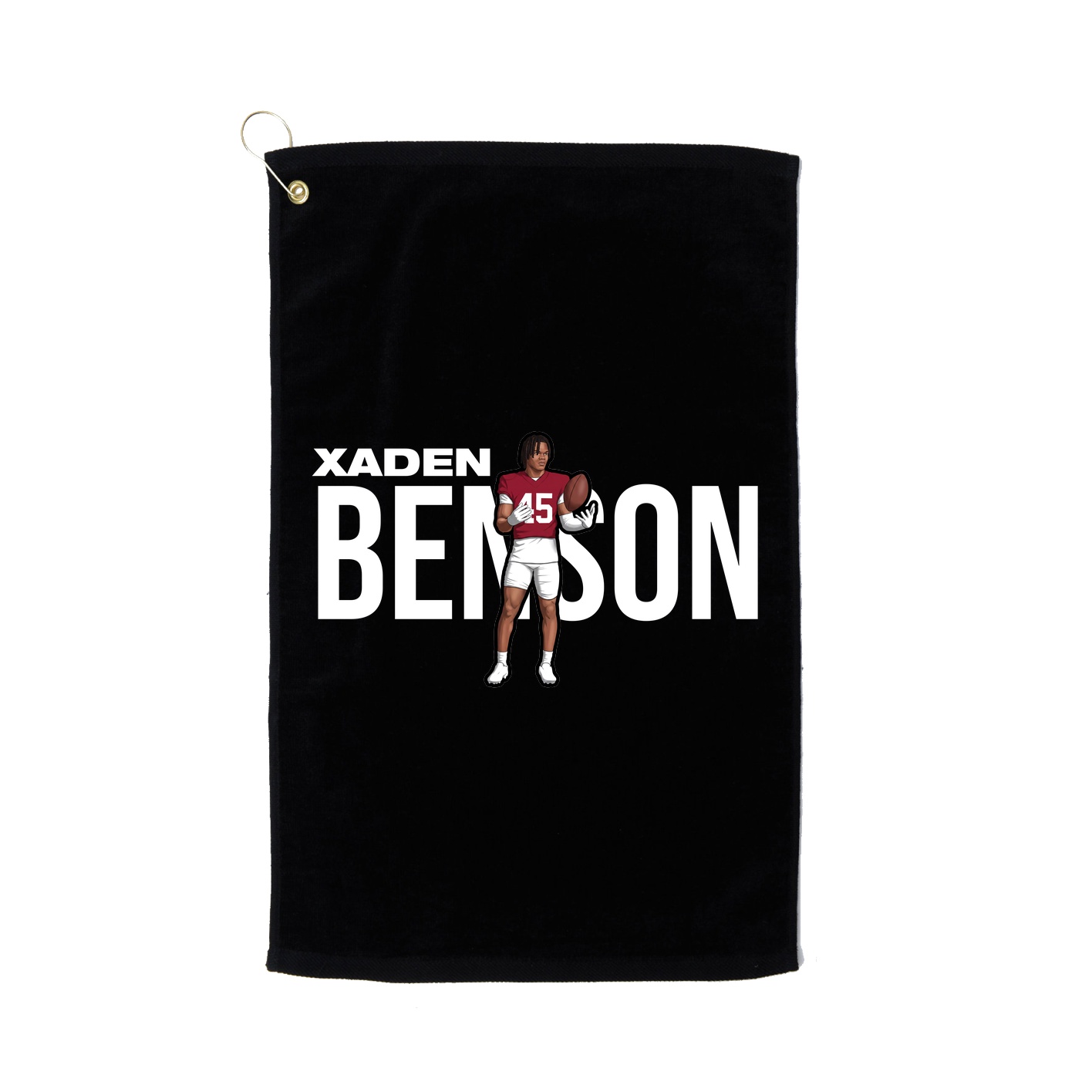 Golf Towel — Player Name in Black