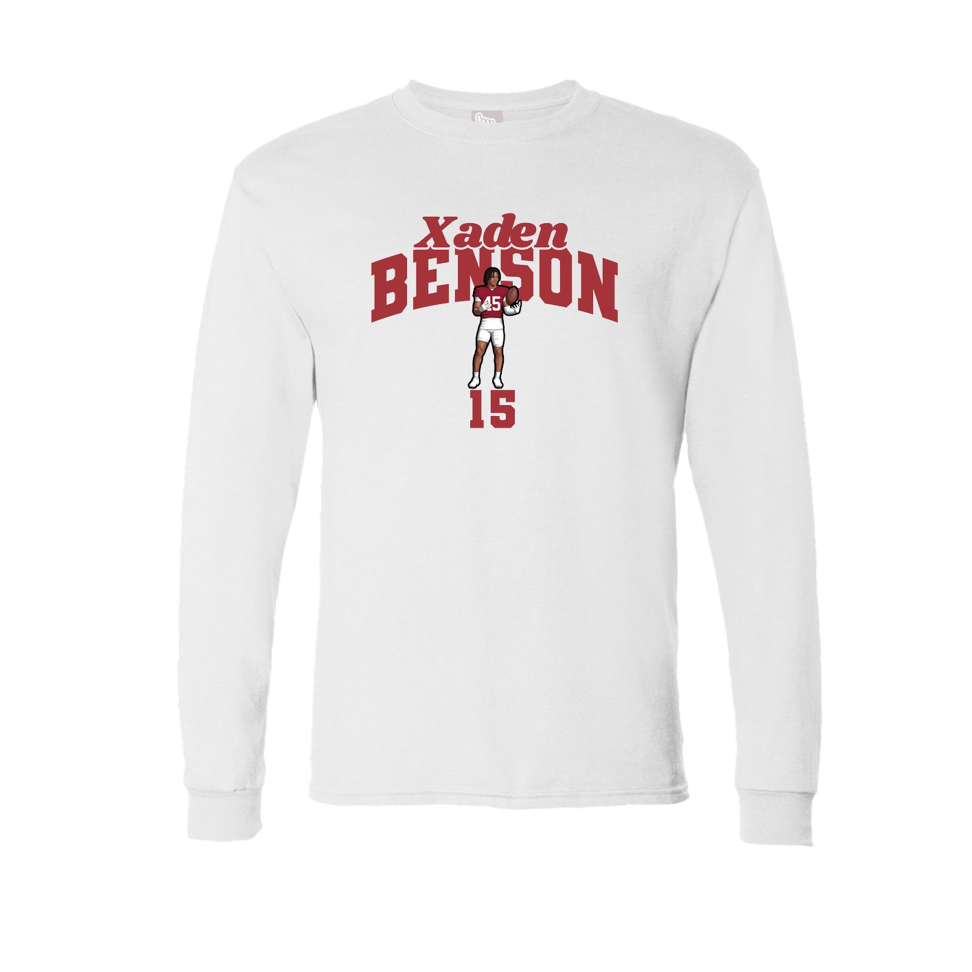 Long Sleeve Tee — Signature Arch in White
