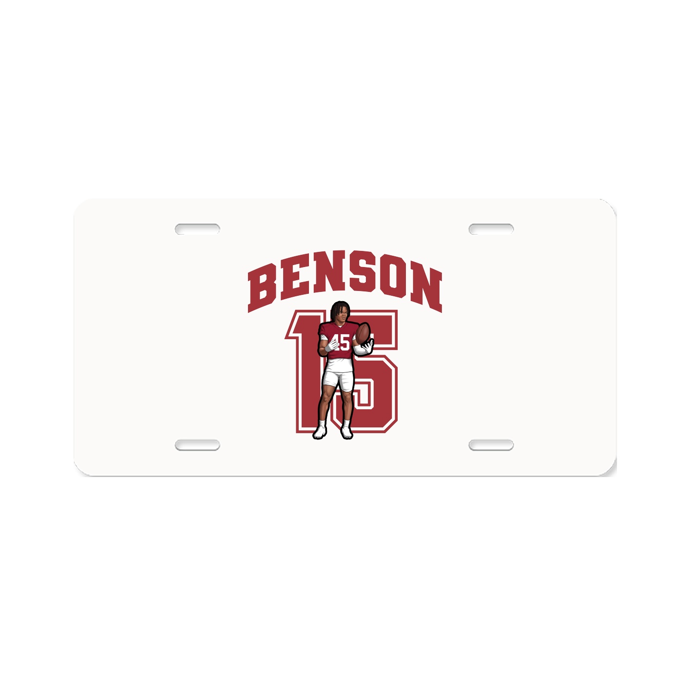 License Plate — Number in Classic