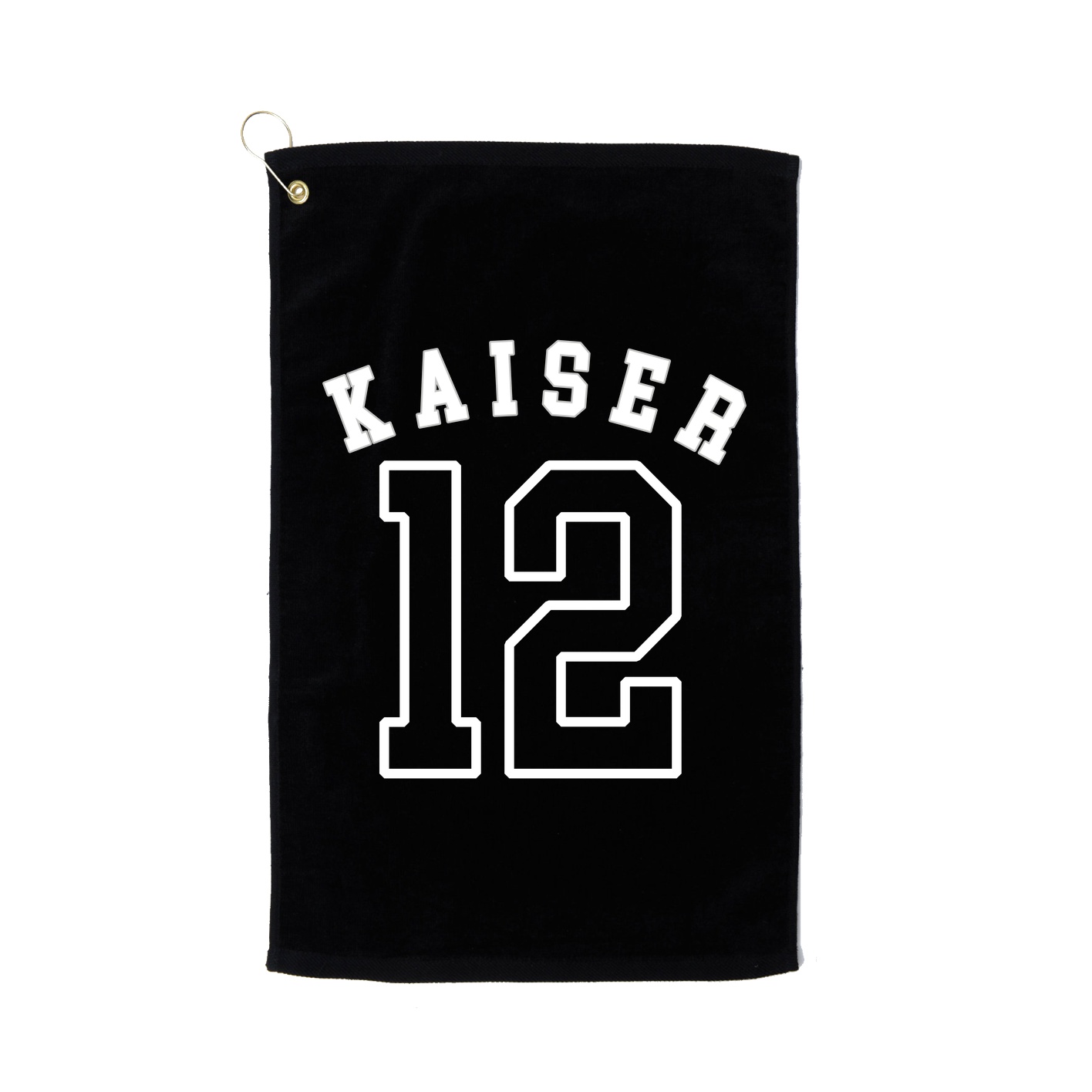 Golf Towel — Shirsey Arch in Black
