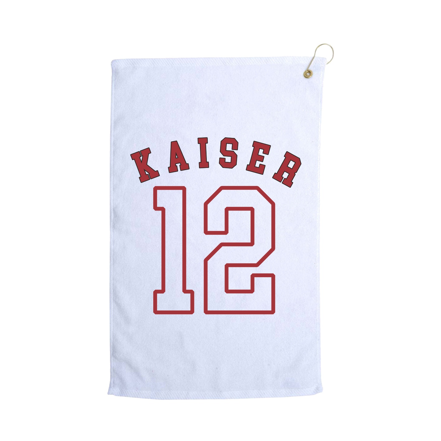 Golf Towel — Shirsey Arch in White