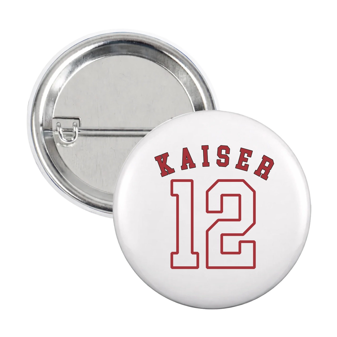 Game Day Button — Shirsey Arch in White